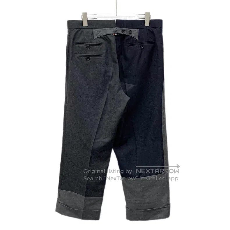 Thom Browne Thom Browne Colorful wool patchwork design casual wide-leg Size US 30 / EU 46 - 2 Thumbnail