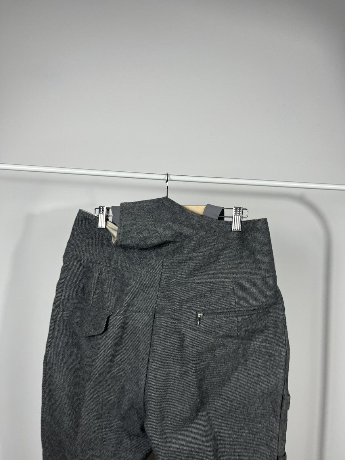 Other Richard Lisch & Co Grey Wool Trousers With Suspenders EU52 Size US 34 / EU 50 - 12 Thumbnail