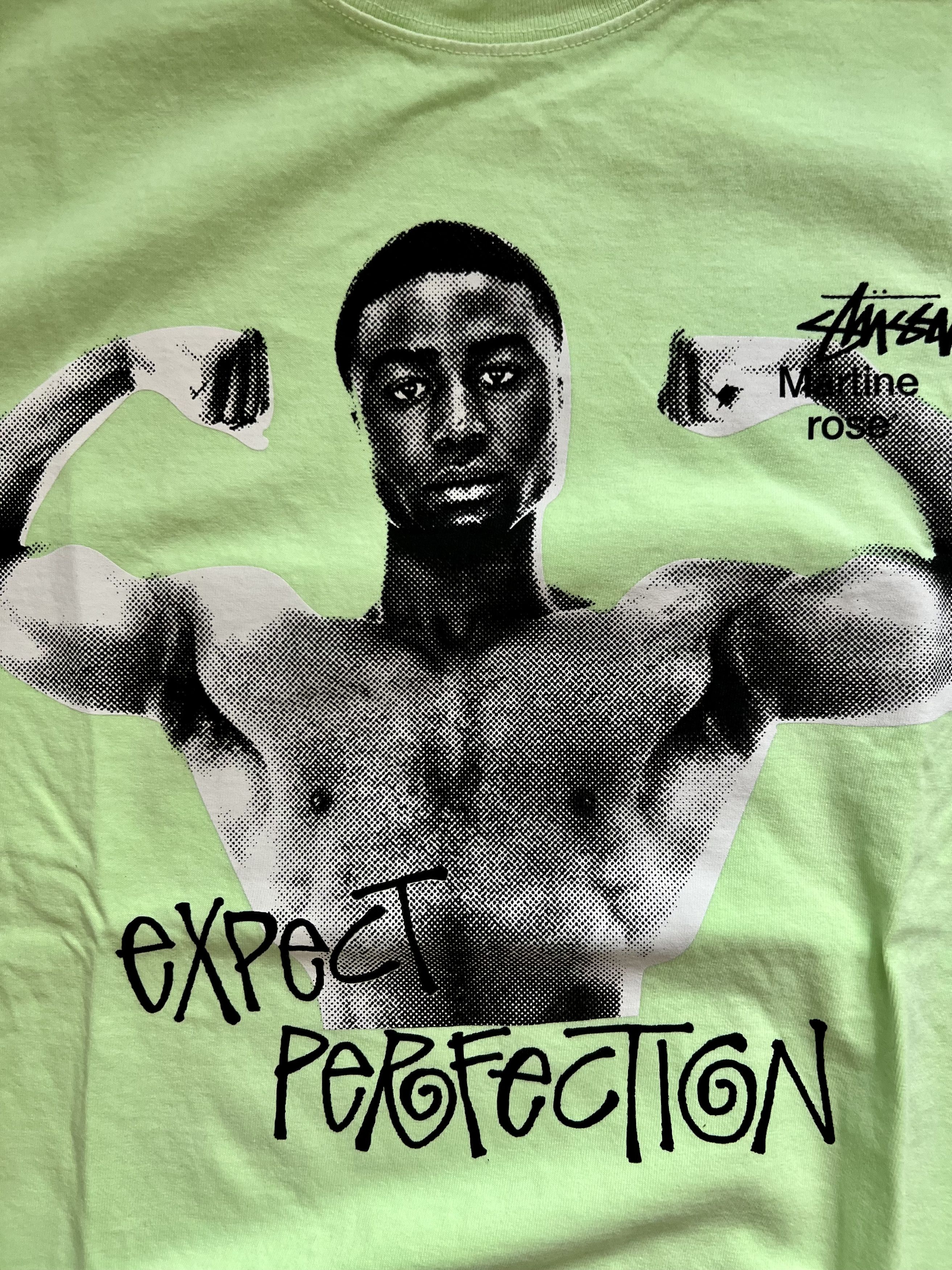 STUSSY & MARTINE ROSE STAND FIRM PIGMENT DYED TEE