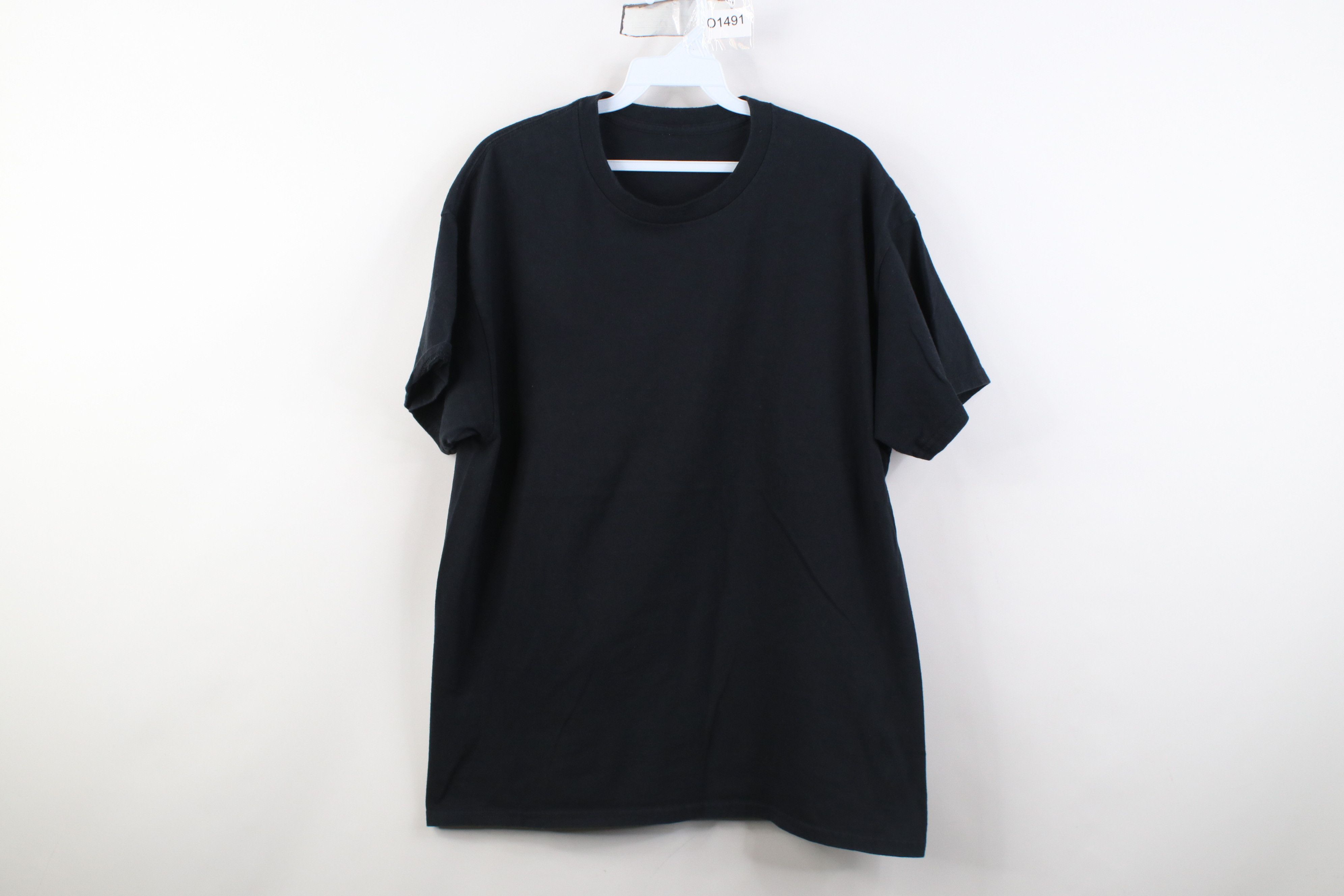 Vintage Vintage 90s Streetwear Cotton Short Sleeve T-Shirt Black Size US L / EU 52-54 / 3 - 1 Thumbnail