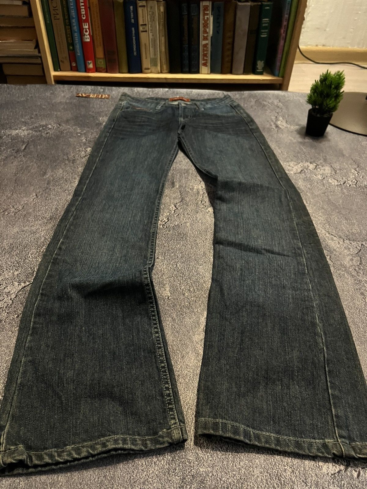Vintage SWAG Archive New Flared Jeans / Y2K Aesthetic Collection 90s Size US 32 / EU 48 - 5 Thumbnail