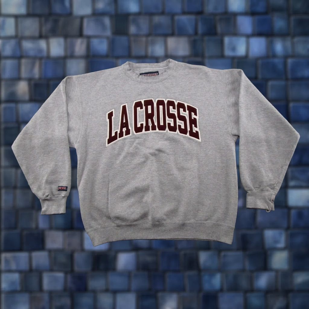 Jansport VTG JanSport University of Wisconsin La Crosse Spell Out Sweatshirt Size L Gray UW-Lacrosse Sports University Crew Neck Mens Sweatshirt Size US L / EU 52-54 / 3 - 1 Thumbnail