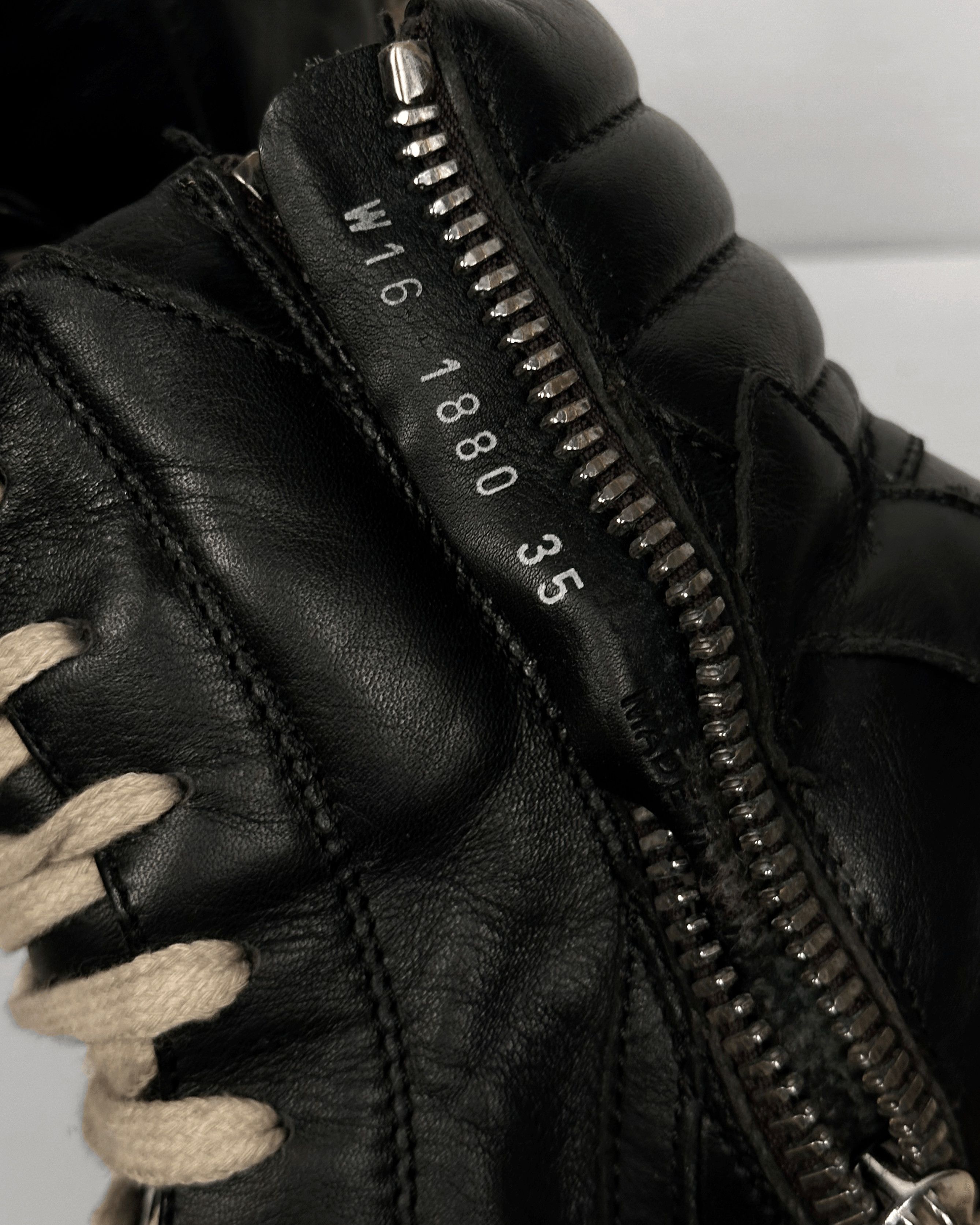 Rick Owens Rick Owens Black Milk Geobasket Size US 5 / IT 35 - 8 Thumbnail