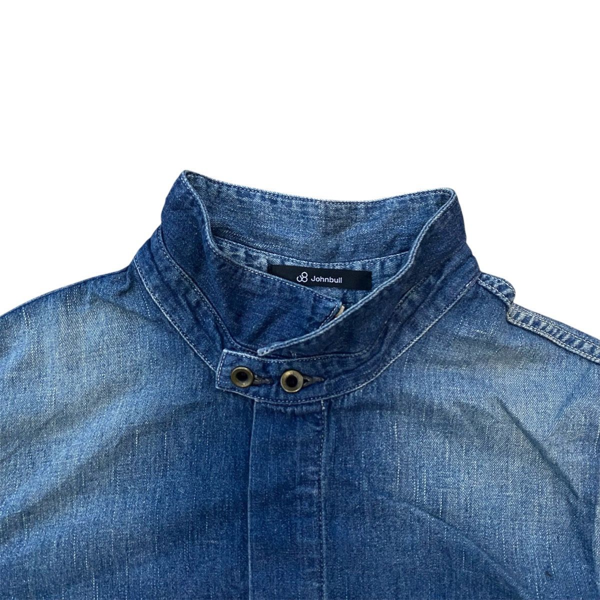 Johnbull Johnbull Japanese Denim Oversized Dress - Rare Vintage Look Size S / US 4 / IT 40 - 13 Thumbnail