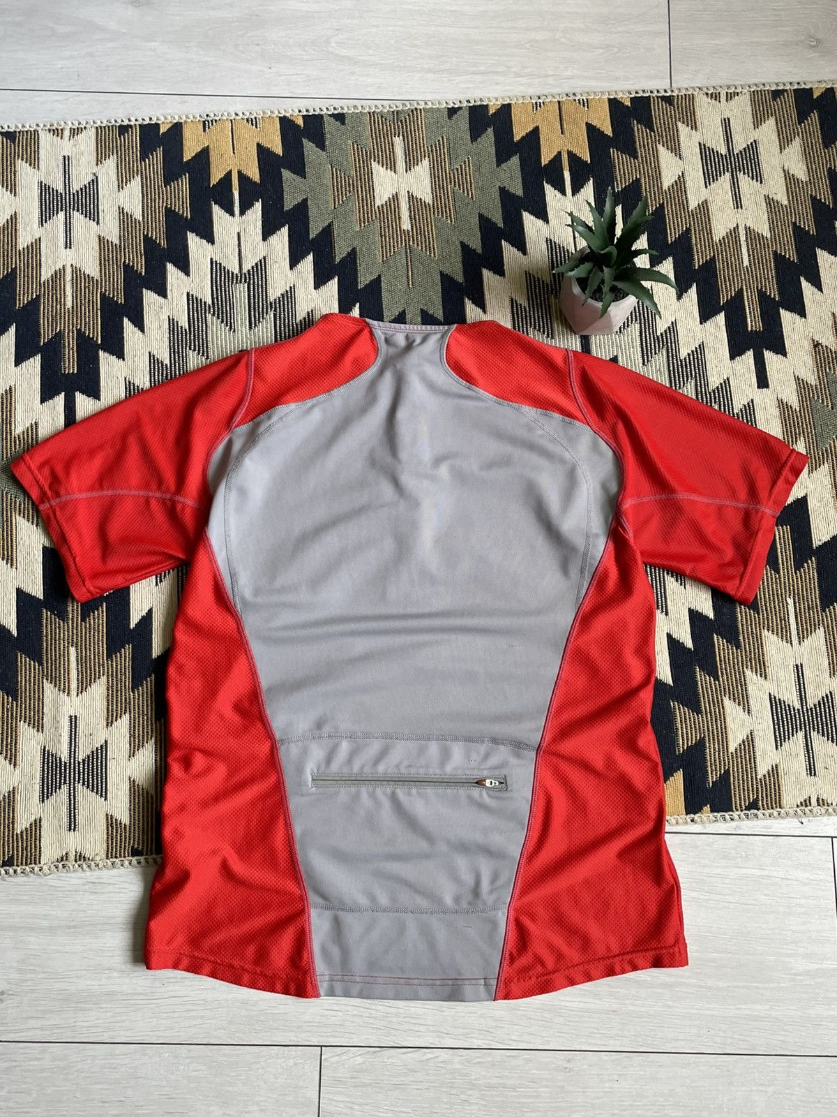 Nike × Vintage Vintage Nike 1/3 Zip Center Logo Dri-Fit T-shirt Size US M / EU 48-50 / 2 - 2 Thumbnail