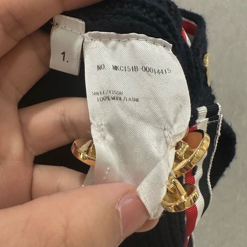 Thom Browne Thom Browne Button-up sweater on the back Size US S / EU 44-46 / 1 - 5 Thumbnail