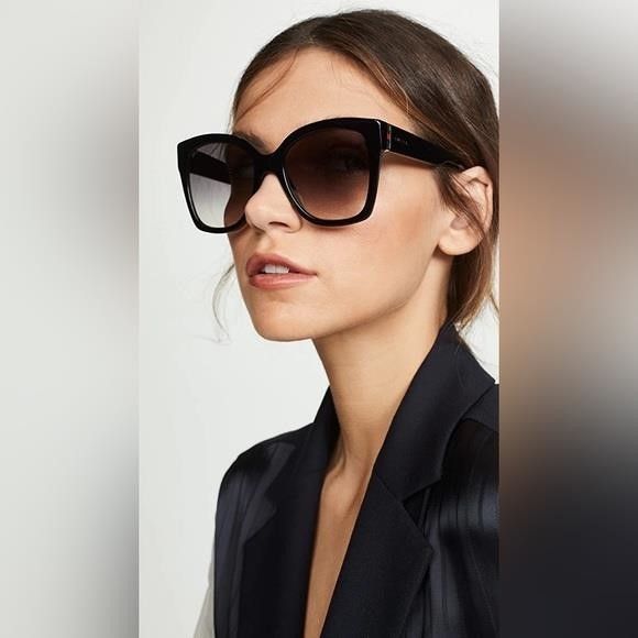 Gucci GUCCI Grey Gradient Butterfly Ladies Sunglasses GG0459S 001 Size ONE SIZE - 1 Thumbnail