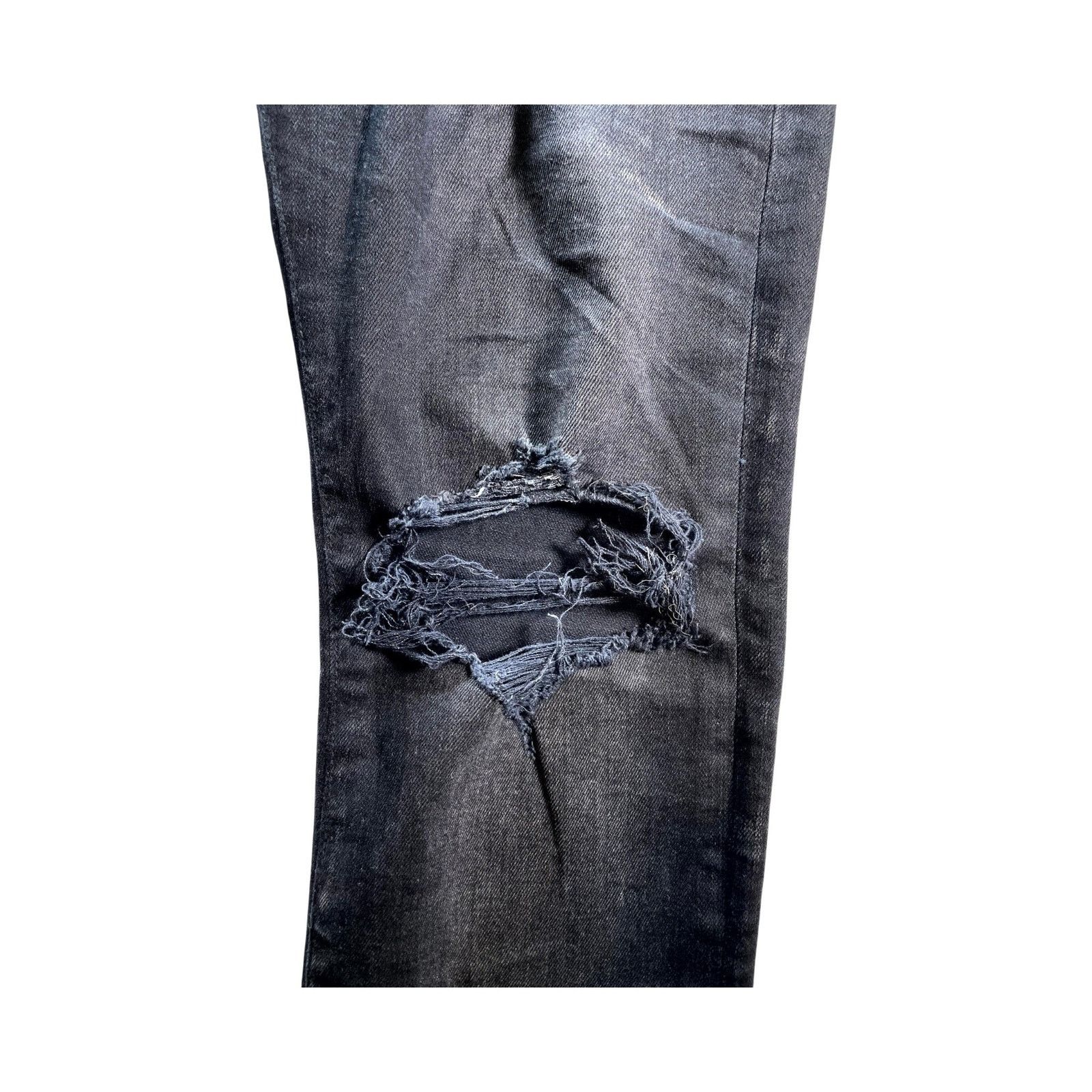 Amiri Amiri Paint Drip Black Jeans Size US 33 - 3 Thumbnail