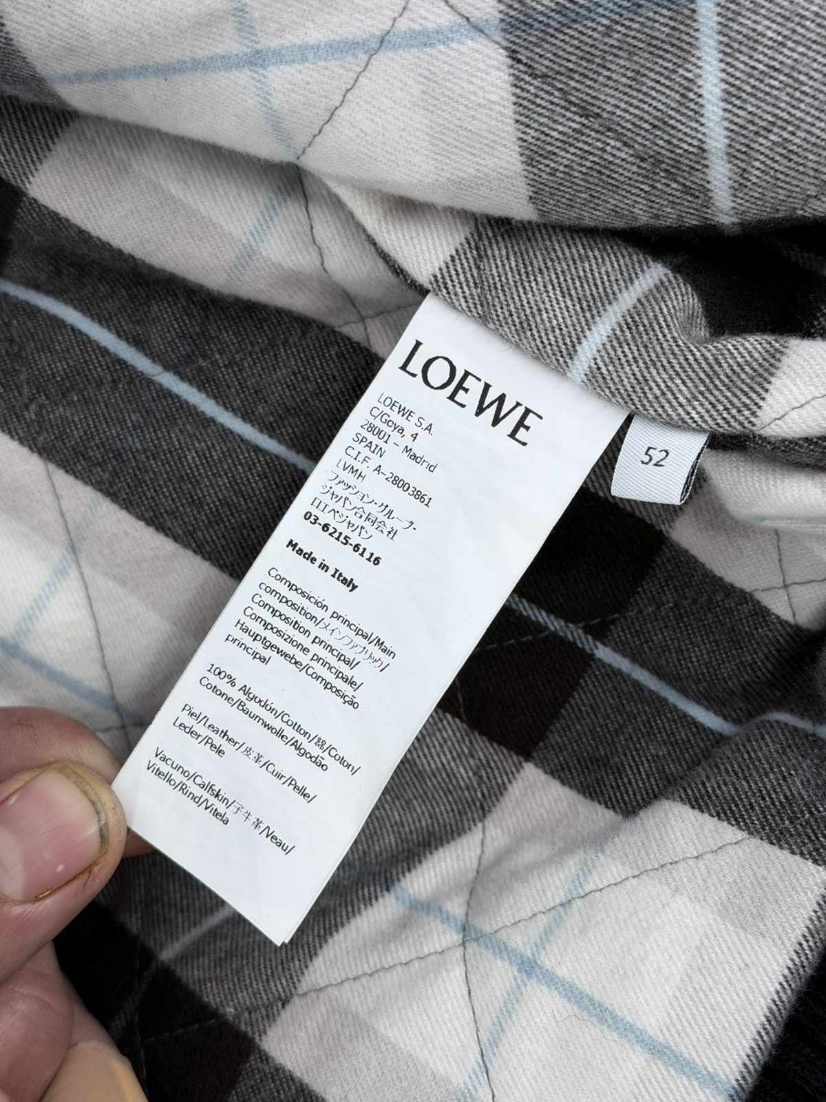 Loewe Loewe Hybrid Bomber FW 25 Size US L / EU 52-54 / 3 - 6 Thumbnail