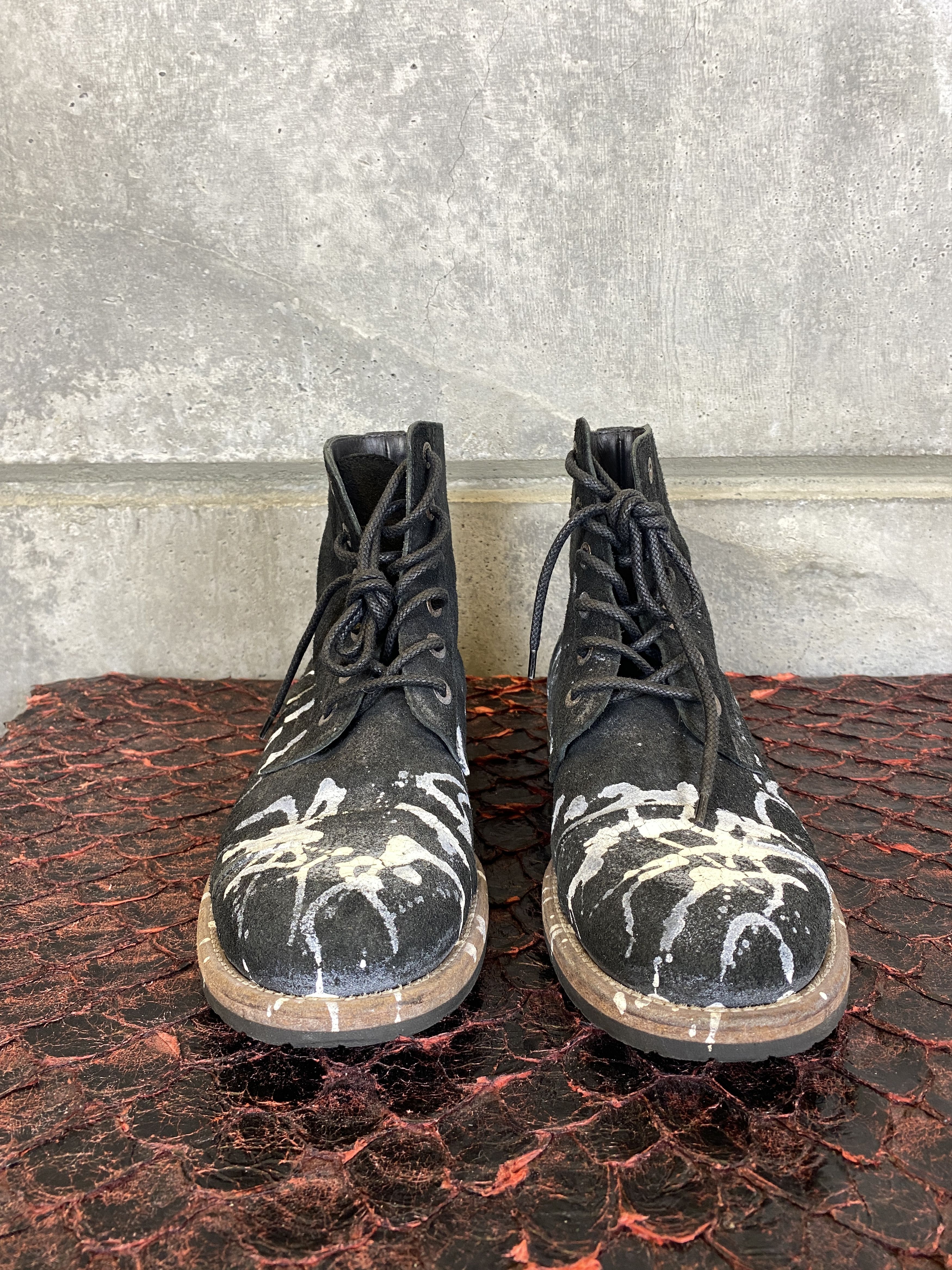 Dolce & Gabbana VINTAGE 2003 DOLCE & GABBANA PAINTER BOOT 8.5 Size US 8.5 / EU 41-42 - 2 Thumbnail