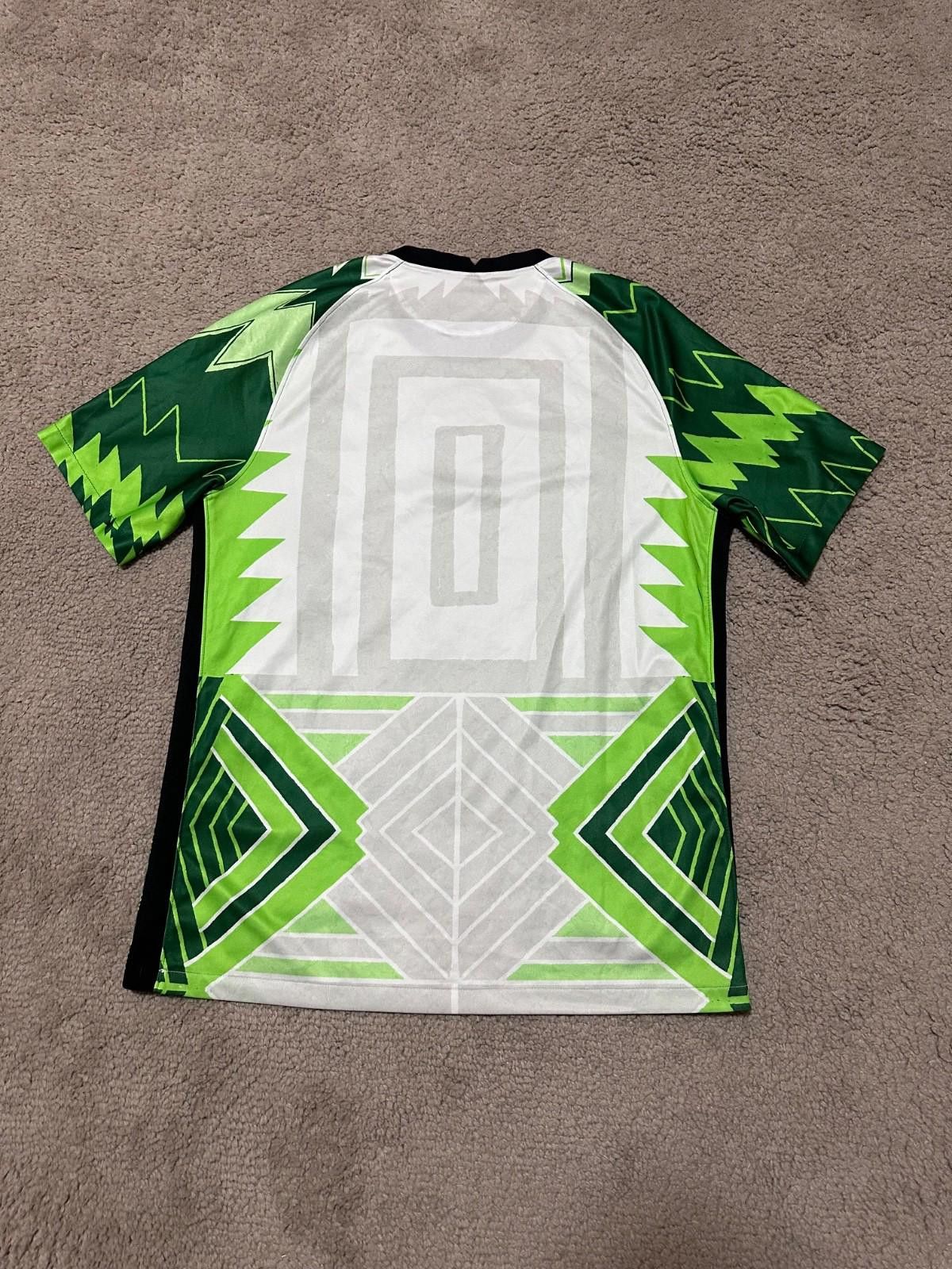 Nike Nike Nigeria 2020/21 Home Football Shirt Soccer Jersey Sz L Size US L / EU 52-54 / 3 - 6 Thumbnail