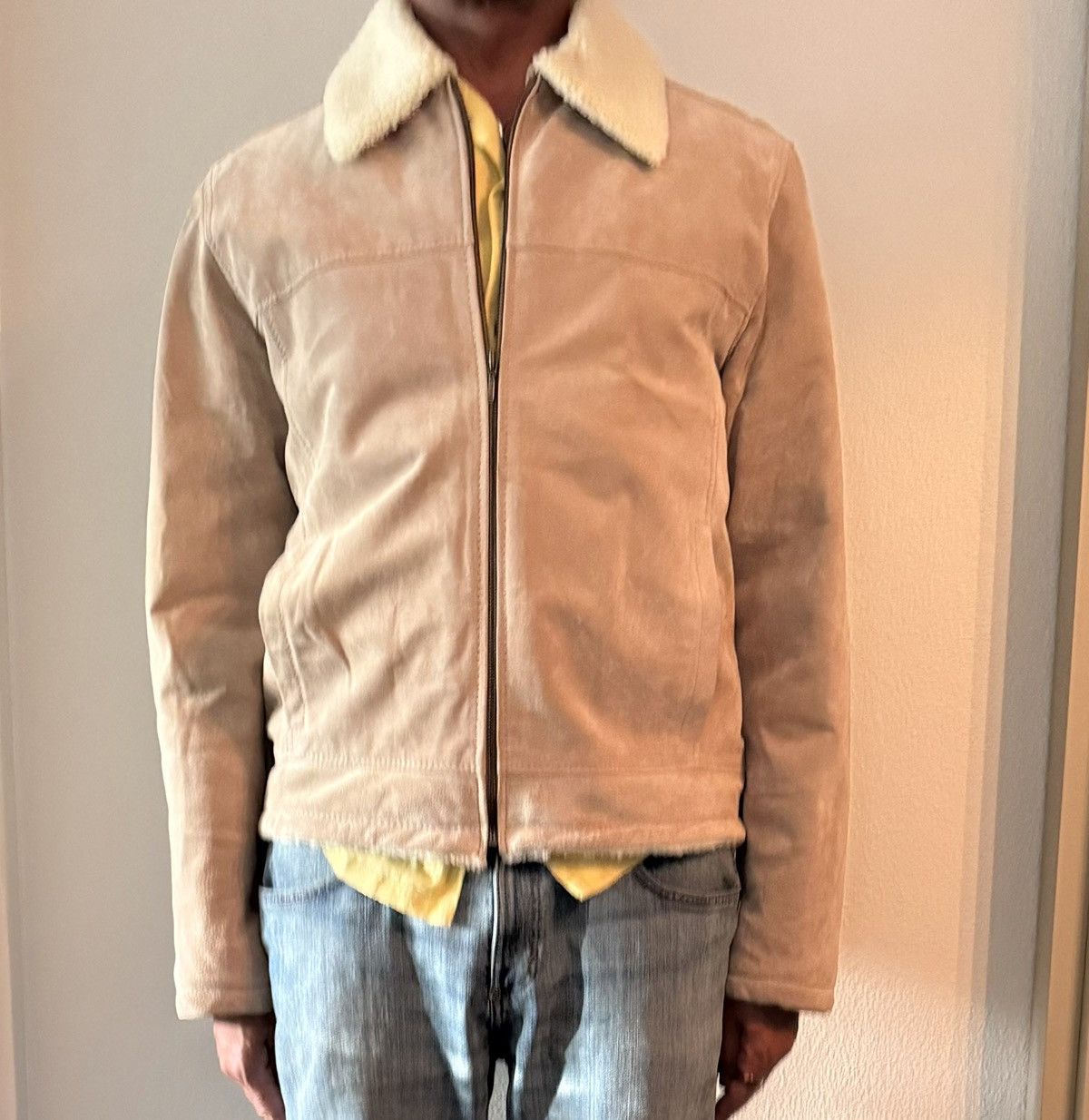 4YOU 4You Scandinavia Men’s Suede Jacket-Luxury!! Size US M / EU 48-50 / 2 - 1 Thumbnail