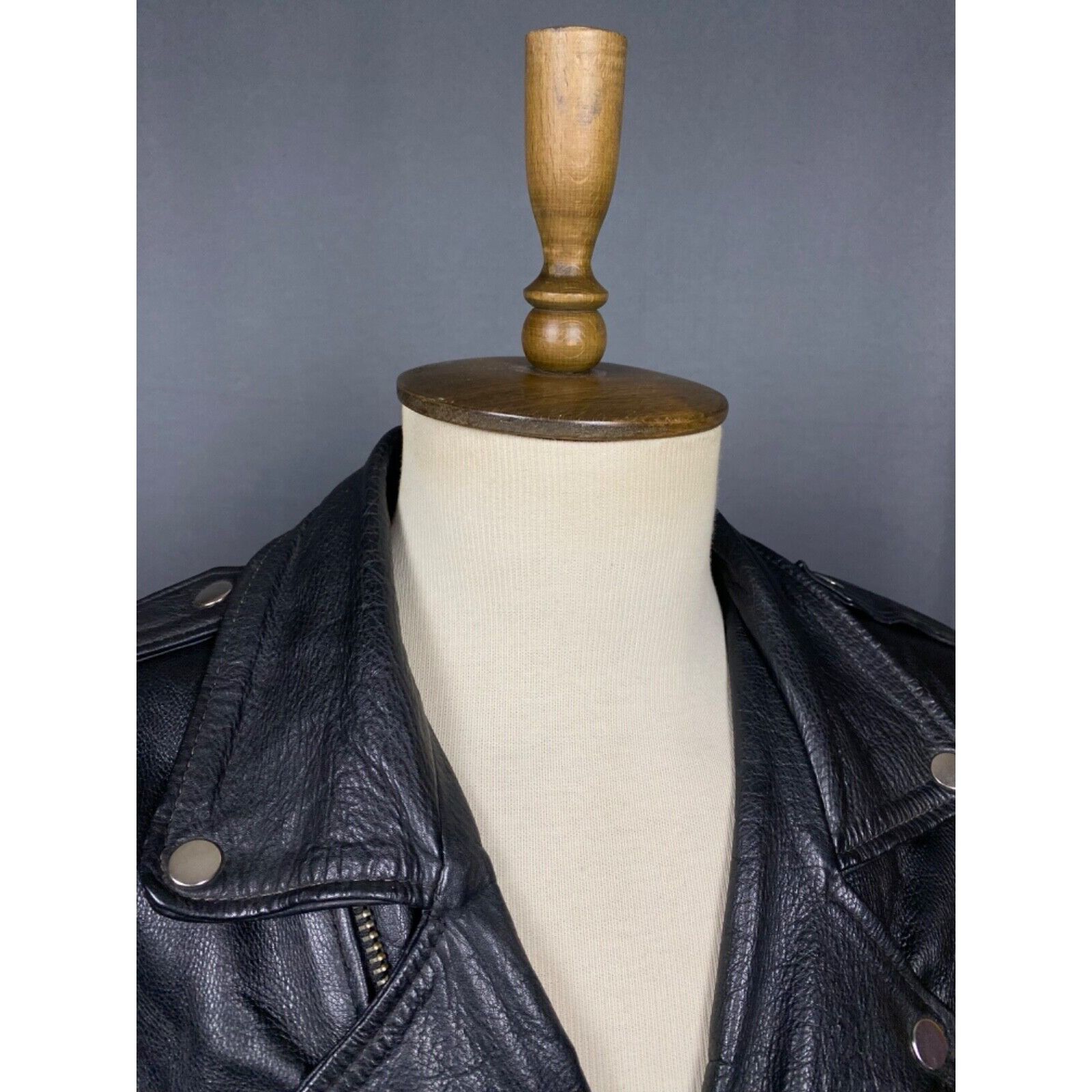 Raf by Raf Simons RARE! Raf Simons VTG Men's Black Leather Biker Jacket Size L Size US L / EU 52-54 / 3 - 7 Thumbnail
