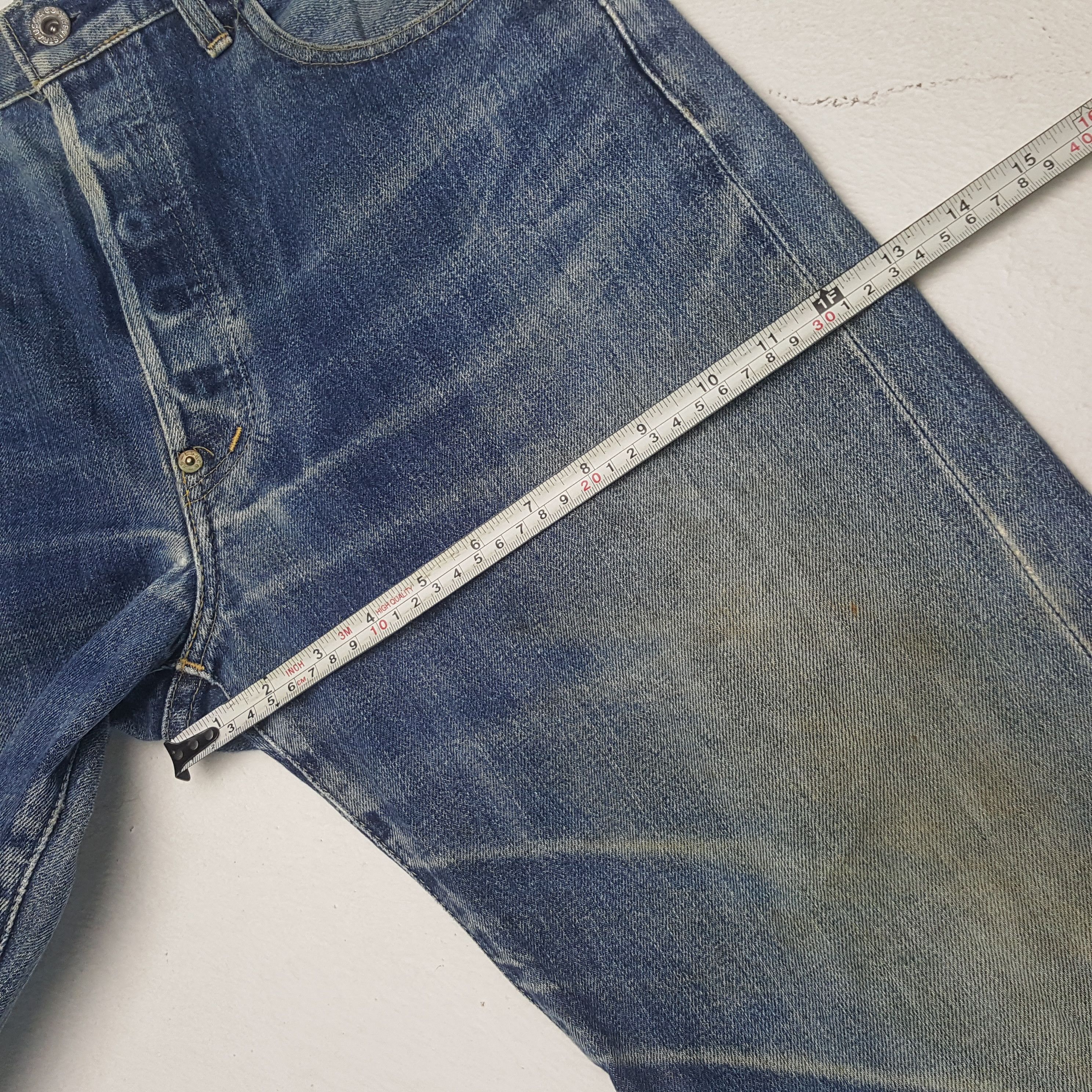Levi's × Vintage Levi's Streetwear Style Selvedge Distressed Jeans Size US 32 / EU 48 - 14 Thumbnail