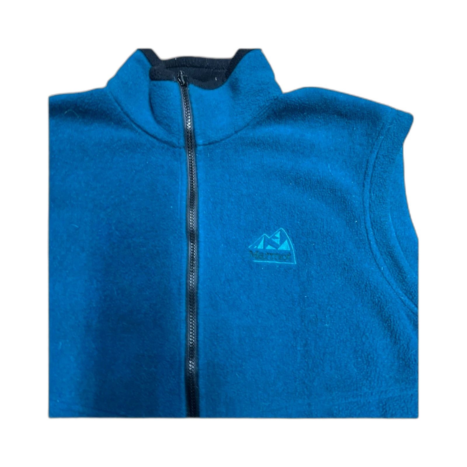 Vintage Vintage Marmot Fleece Vest Teal Men's XL Size US XL / EU 56 / 4 - 2 Thumbnail