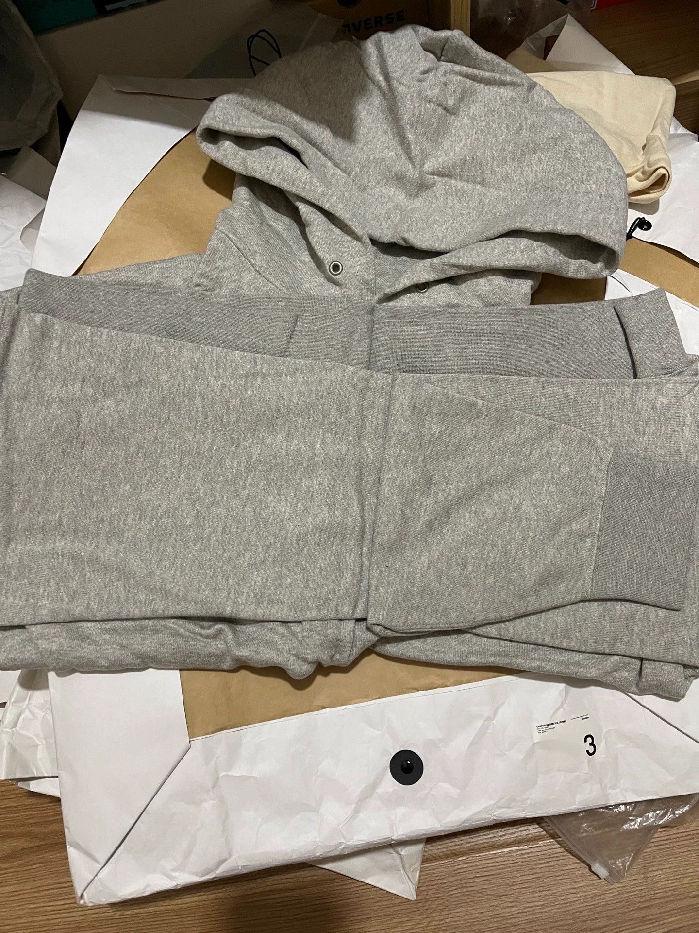 Visvim VISVIM 23SS CAMPUS HOODIE P.O. CASHMERE BLEND GRAY 3 Size US L / EU 52-54 / 3 - 2 Thumbnail