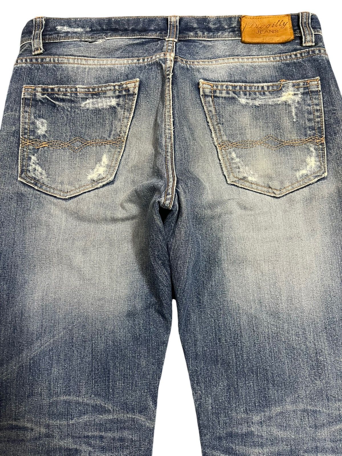 Denime Vintage Japanese A.V.H Bleached Style Distress Loose Jeans Size US 34 / EU 50 - 5 Thumbnail