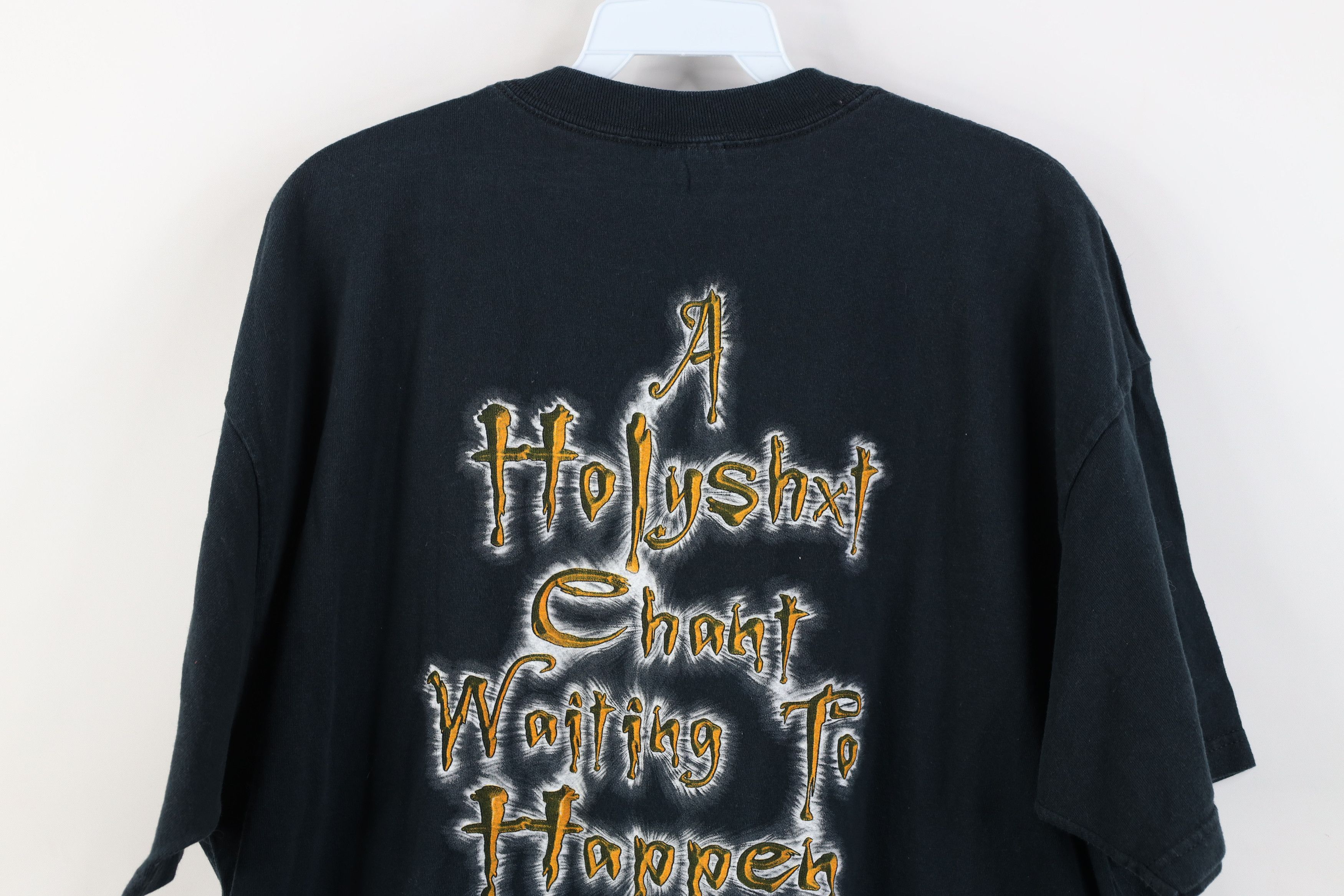 Vintage Vintage Y2K NWA Florida Wrestling Holy Sh*t Chant T-Shirt Size US XL / EU 56 / 4 - 13 Thumbnail