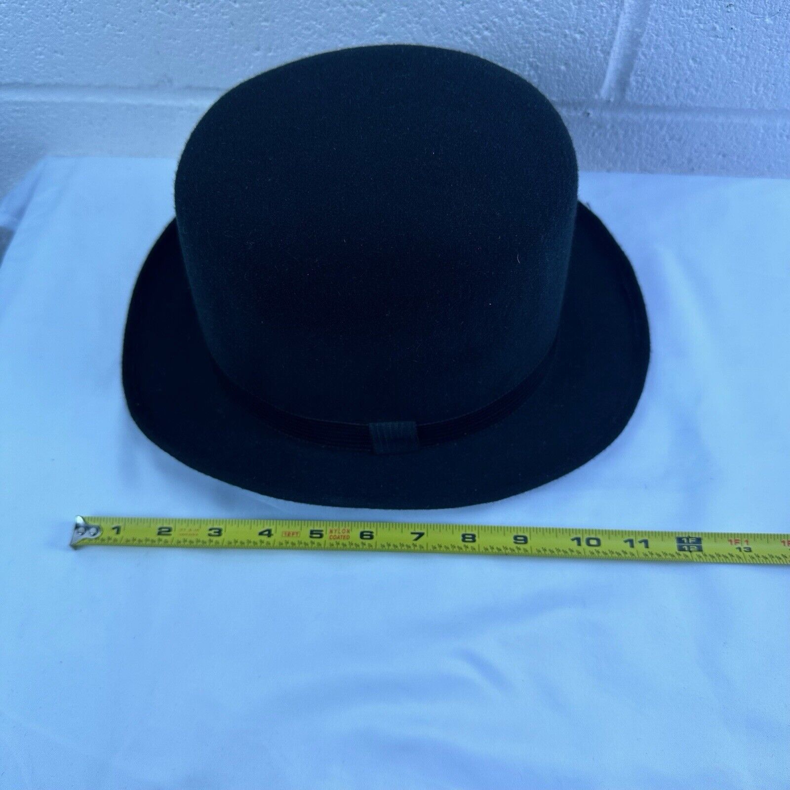 Pigalle Vintage Pigalle Black Bowler Hat Wool Felt Sz S Size ONE SIZE - 6 Thumbnail