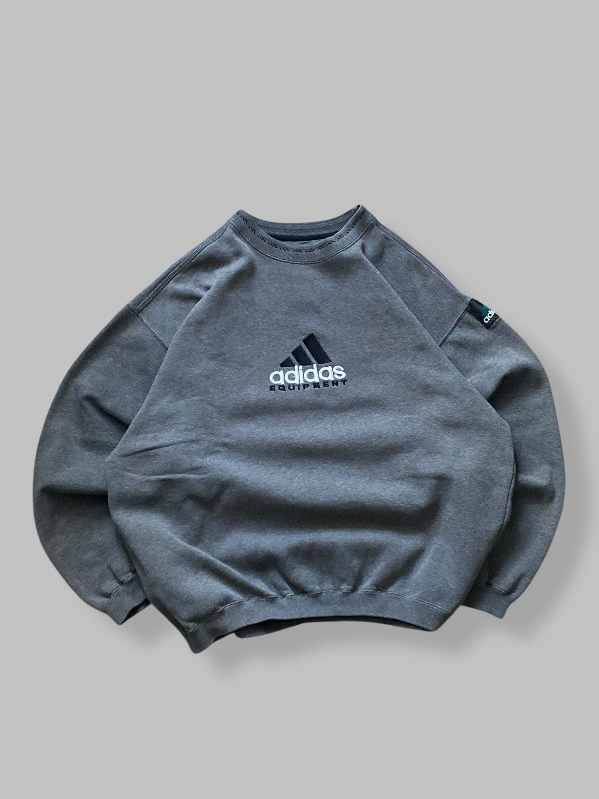 Adidas 🔥 90s VTG ADIDAS EQUIPMENT SWEATSHIRT Y2K OVERSIZED VIBES Size US M / EU 48-50 / 2 - 1 Thumbnail