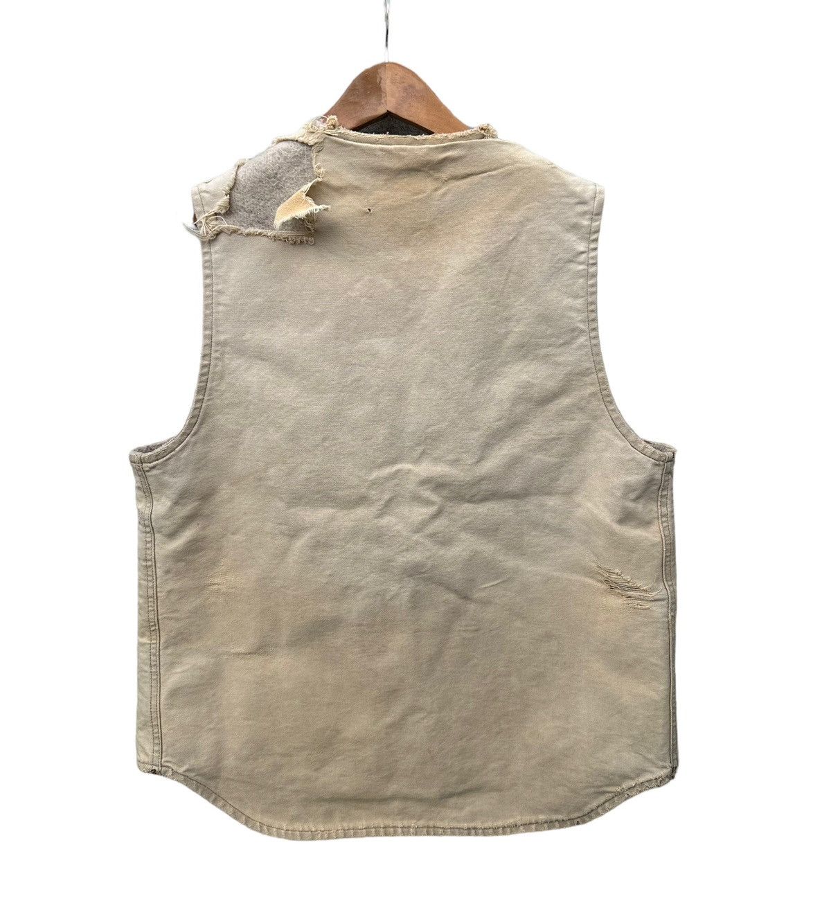 Carhartt 🔥Rare🔥 Crazy Vintage Carhartt thrased vest Size US L / EU 52-54 / 3 - 6 Thumbnail