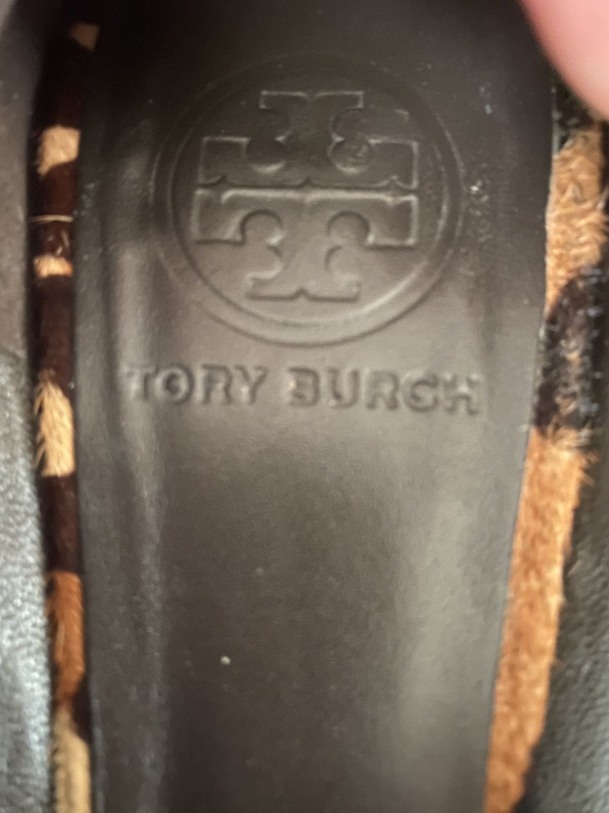 Tory Burch Tory Burch Brown Leopard Print Pony Hair Reva Ballet 7.5 US Size US 7.5 / IT 37.5 - 2 Thumbnail