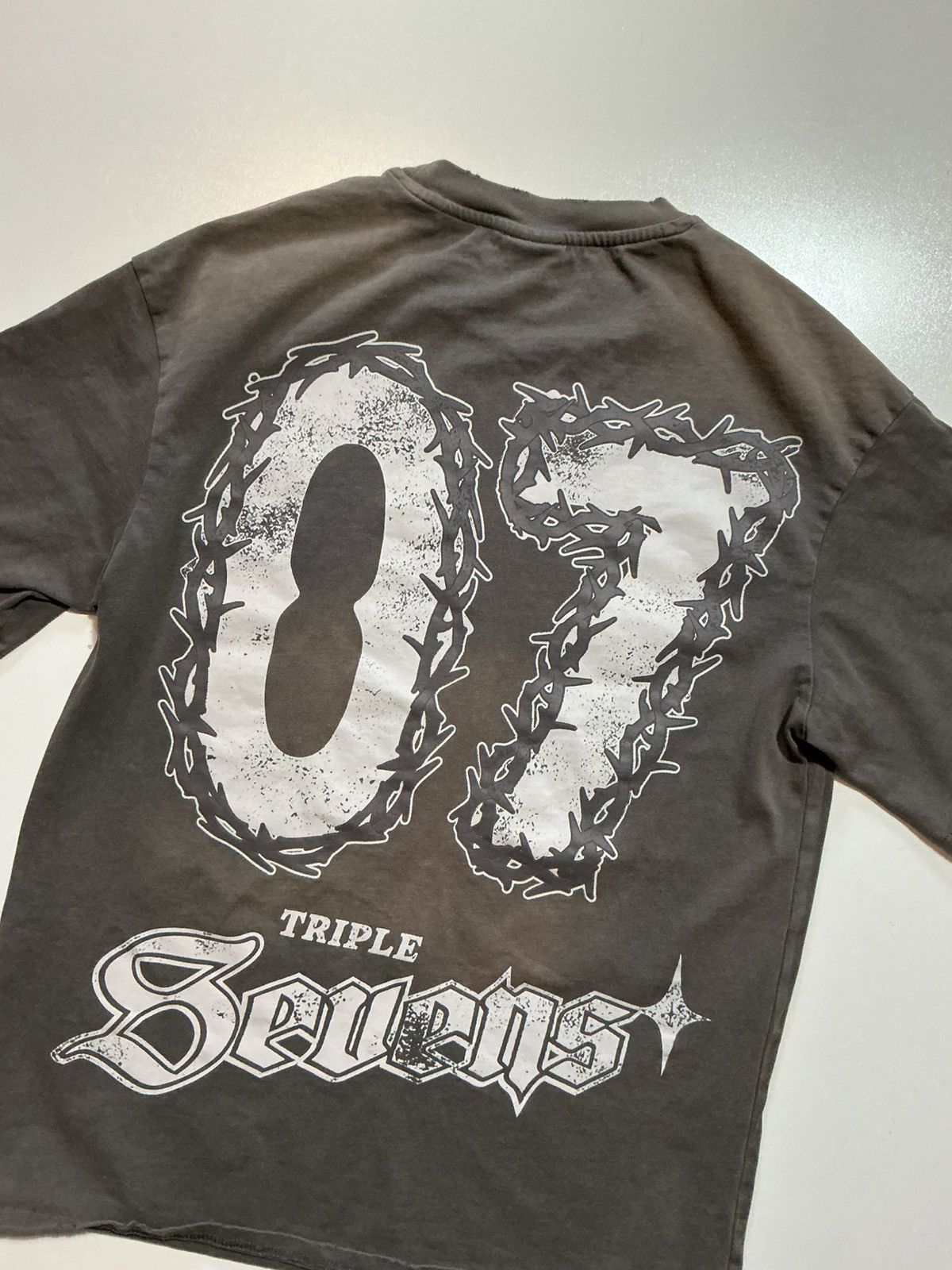 TRIPLE SEVENS Triple Sevens NY New York Savior Jesus Graphic T-Shirt Size US S / EU 44-46 / 1 - 4 Thumbnail