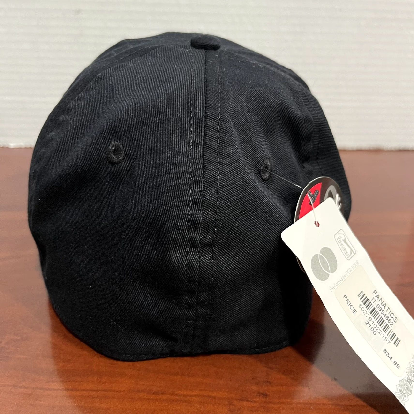 Imperial Wells Fargo Championship Imperial Golf Hat Cap Stretch Fit S/M PGA Tour Black Size ONE SIZE - 3 Thumbnail
