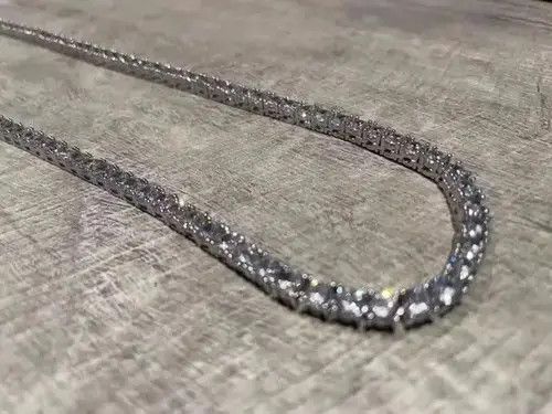 Other Retro full diamond necklace Size ONE SIZE - 4 Thumbnail