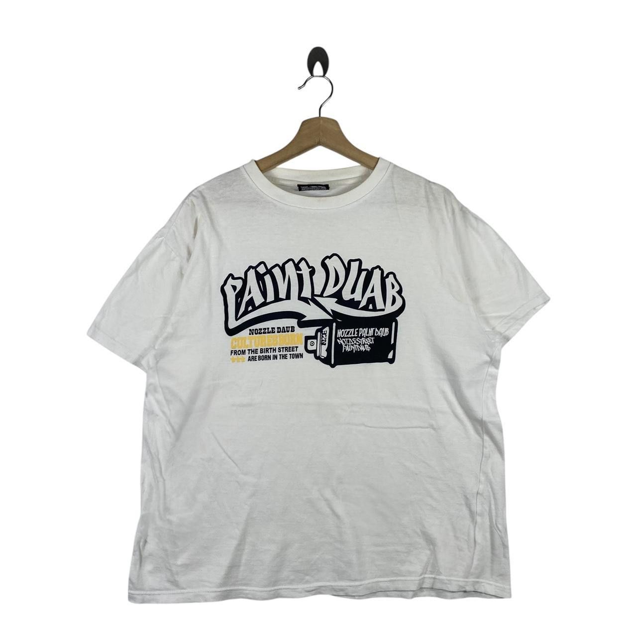 Other Y2K ONE SUNDAY BEST Paint Duab Graffiti Daub Tee Shirt Top Size US L / EU 52-54 / 3 - 1 Thumbnail