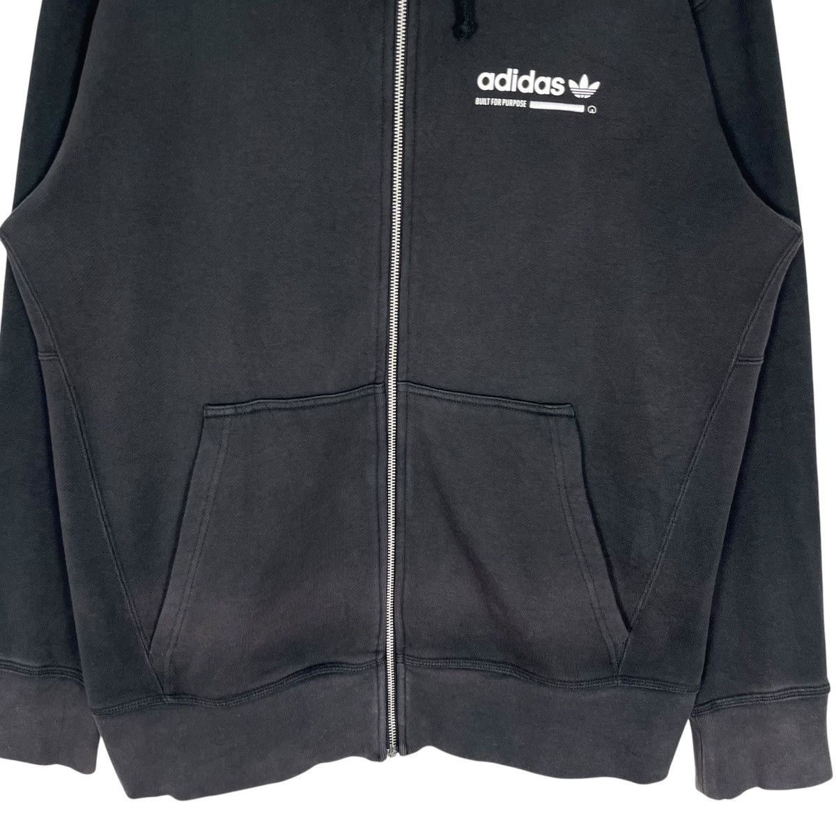 Adidas Adidas Zipper Hoodie Jacket Size US XL / EU 56 / 4 - 4 Thumbnail
