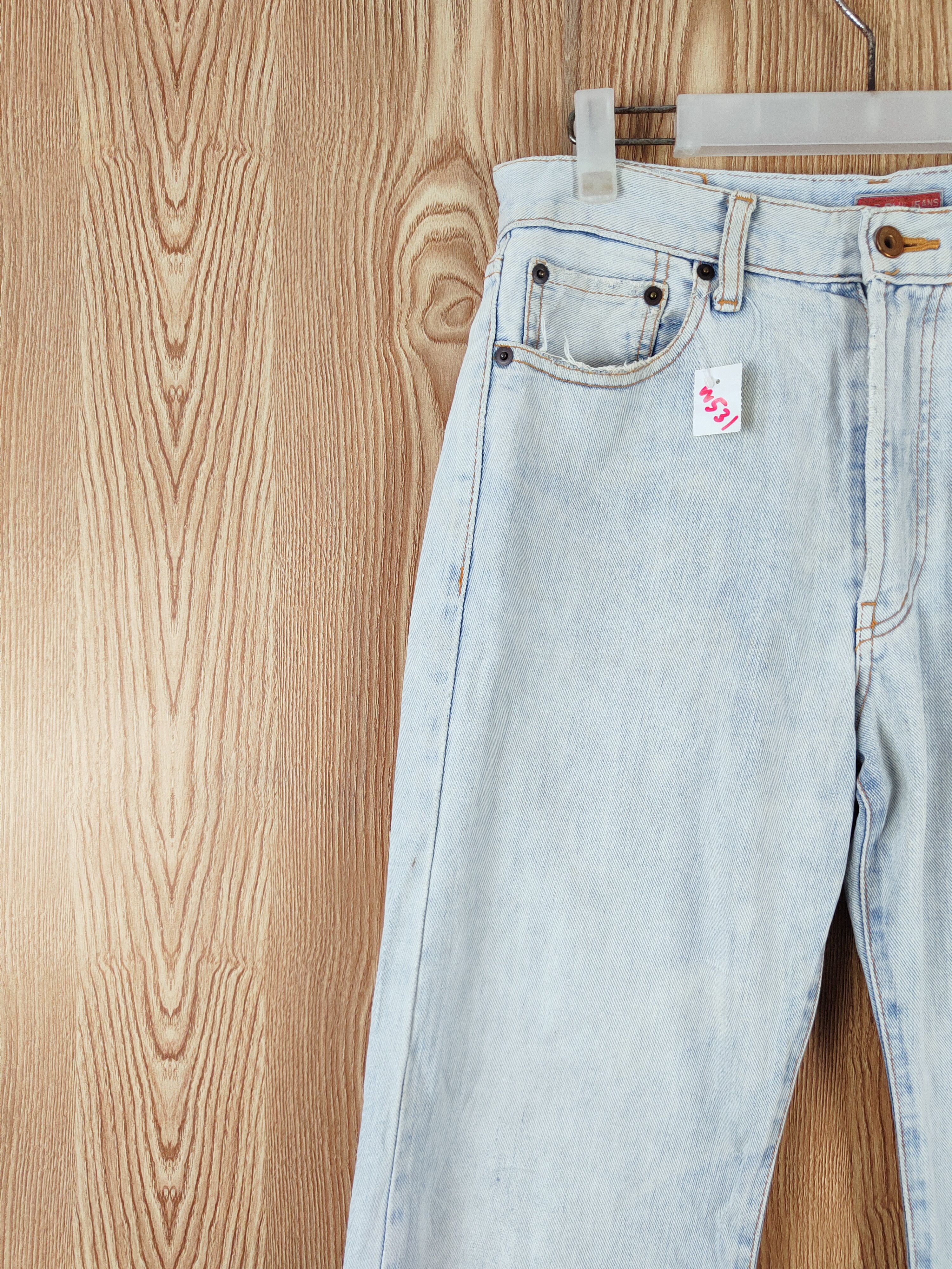 Oldblue Co. Old Blue vintage Blue Faded Distressed Ripped Jeans #W531 Size US 30 / EU 46 - 3 Thumbnail