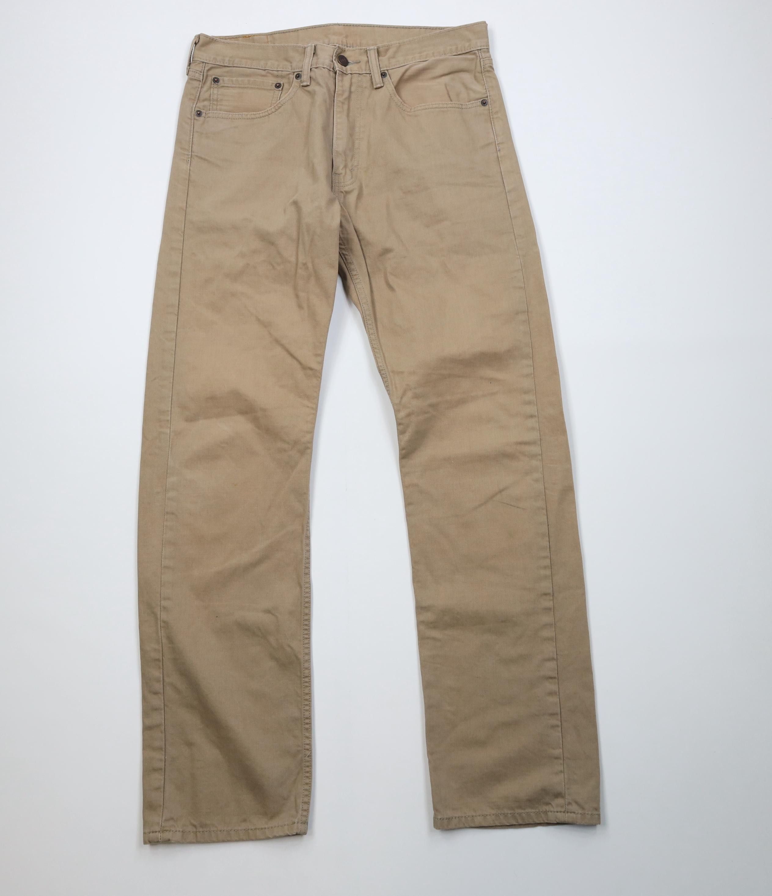 Levi's Vintage Y2K Levis 505 Regular Straight Leg Jeans Brown Size US 34 / EU 50 - 1 Thumbnail