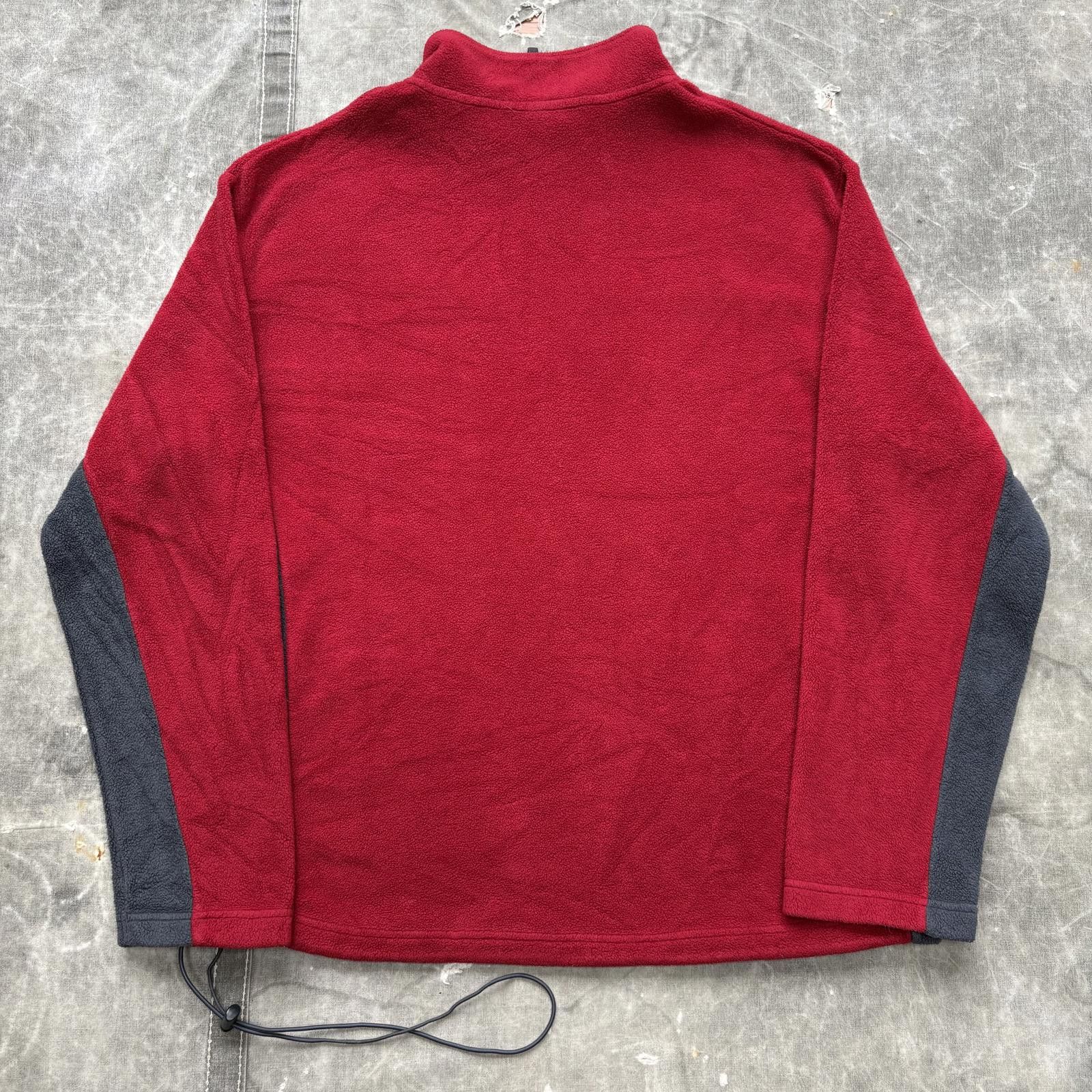 Old Navy Vintage Y2K Red Old Navy Fleece 1/4 Zip Grunge Sweatshirt Size US XL / EU 56 / 4 - 6 Thumbnail