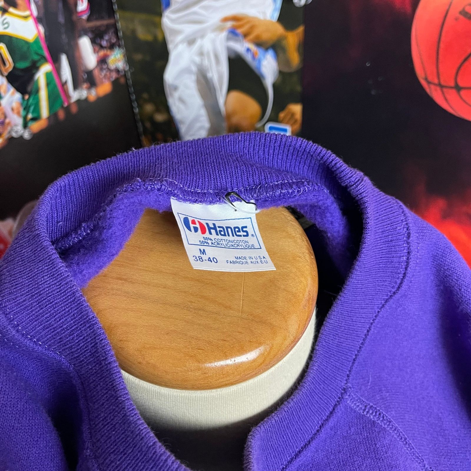 Hanes Vintage Phoenix Suns 80s NBA Crewneck Pullover Sweatshirt Size US M / EU 48-50 / 2 - 6 Thumbnail