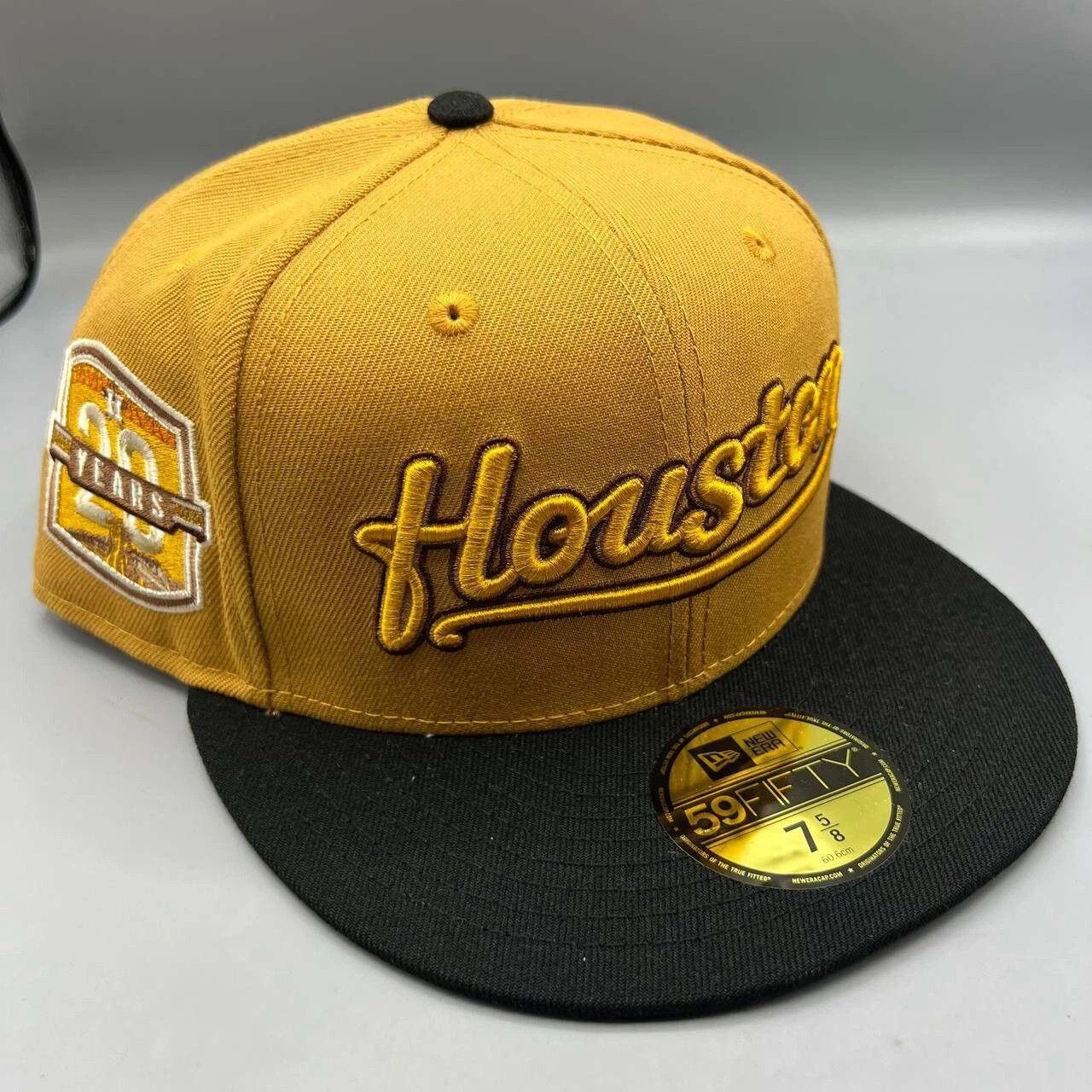 New Era Houston Astros Hat Men 7 5/8 59Fifty New Era MLB Fitted Cap Size ONE SIZE - 1 Thumbnail