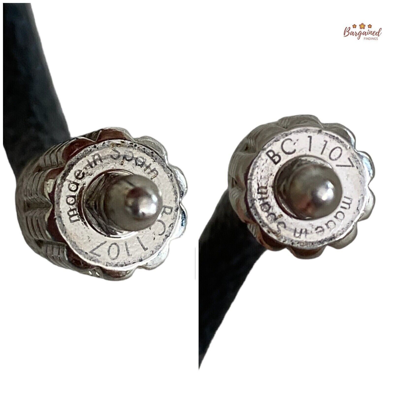 Louis Vuitton Louis Vuitton Black Damier Graphite Silver Tone Bracelet Size ONE SIZE - 5 Thumbnail