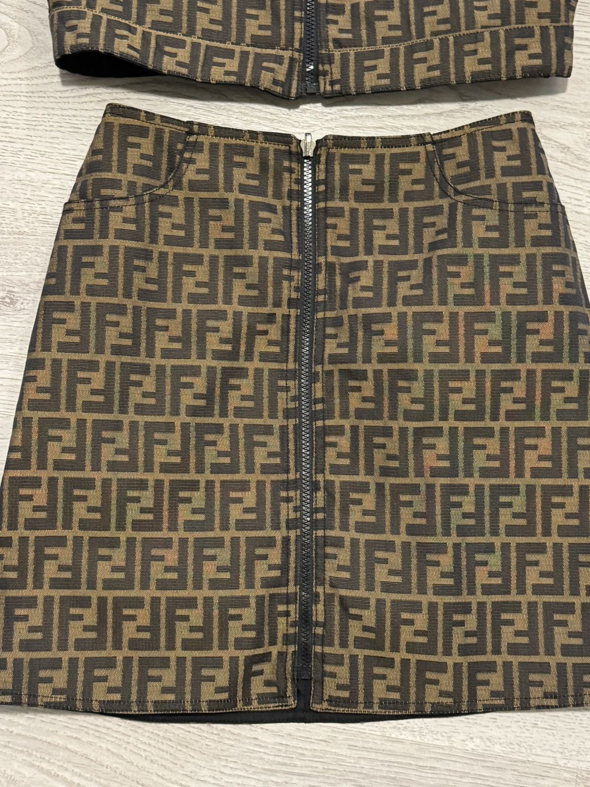 Fendi Vintage zucca suit Size 36S - 2 Thumbnail