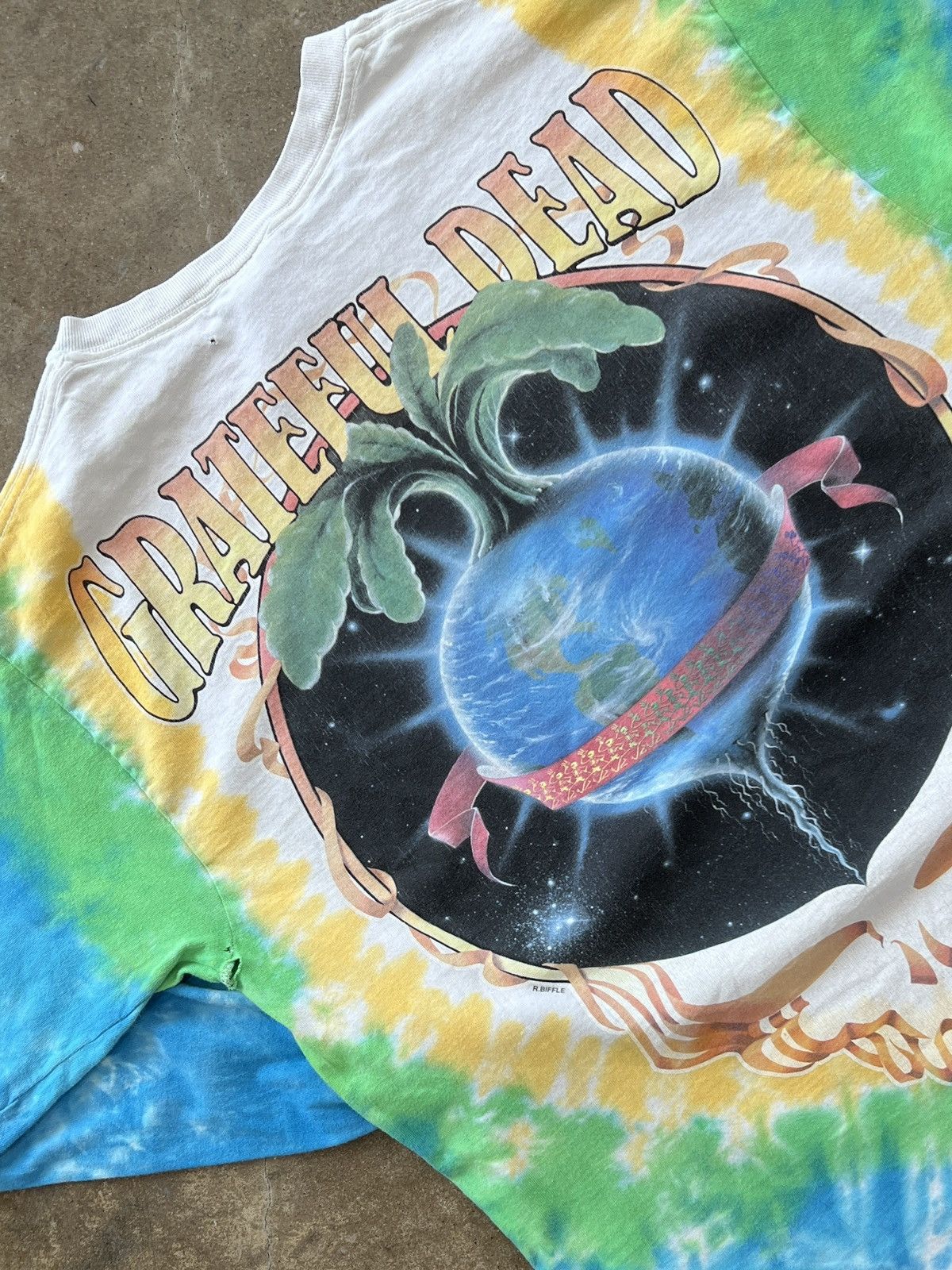 Band Tees Vintage 1998 Grateful Dead Keep It Green Raddish LS Large Size US L / EU 52-54 / 3 - 4 Thumbnail