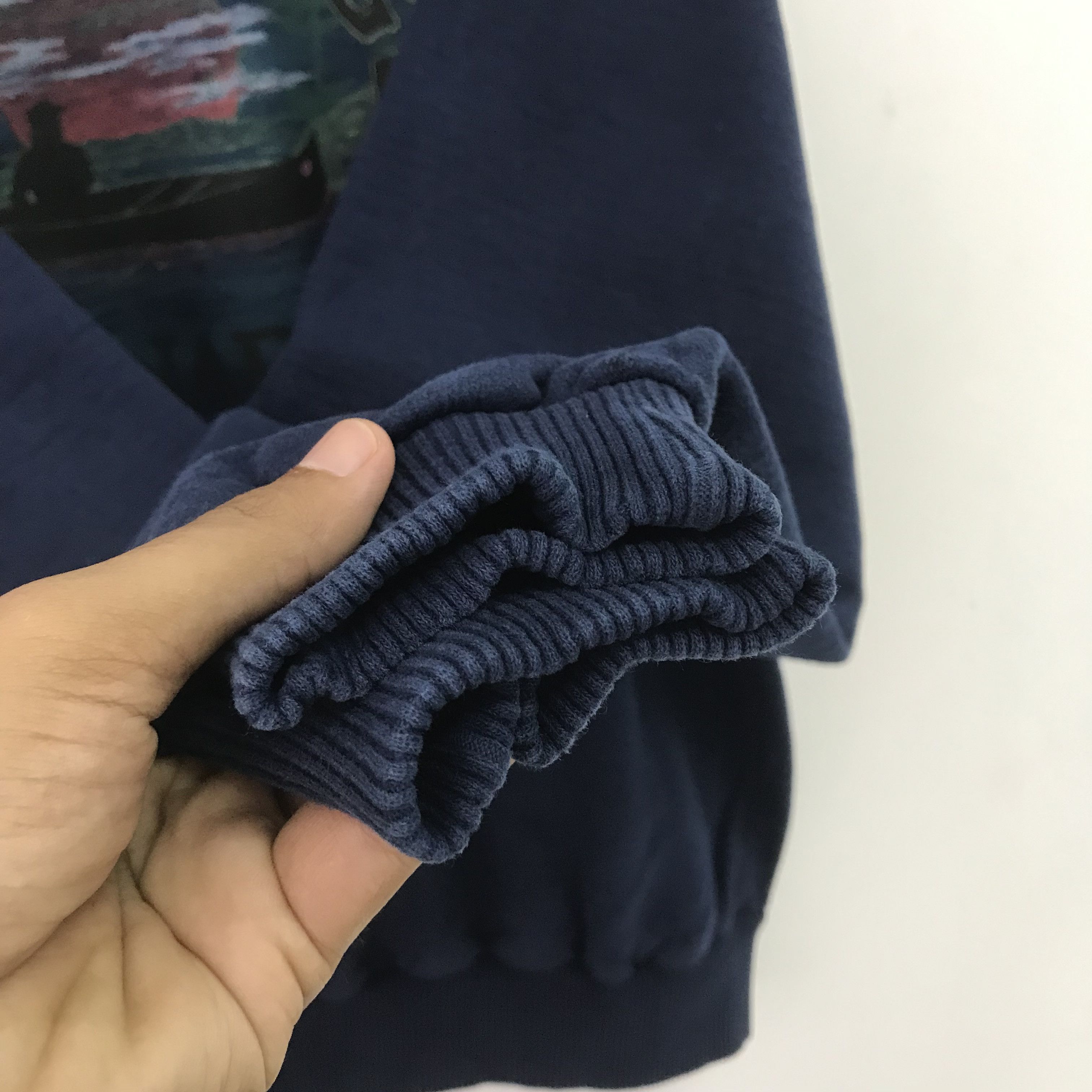 FunSet of Art Vintage 90's Crossings Canada Blue Sweatshirt - 58 Size US XL / EU 56 / 4 - 7 Thumbnail