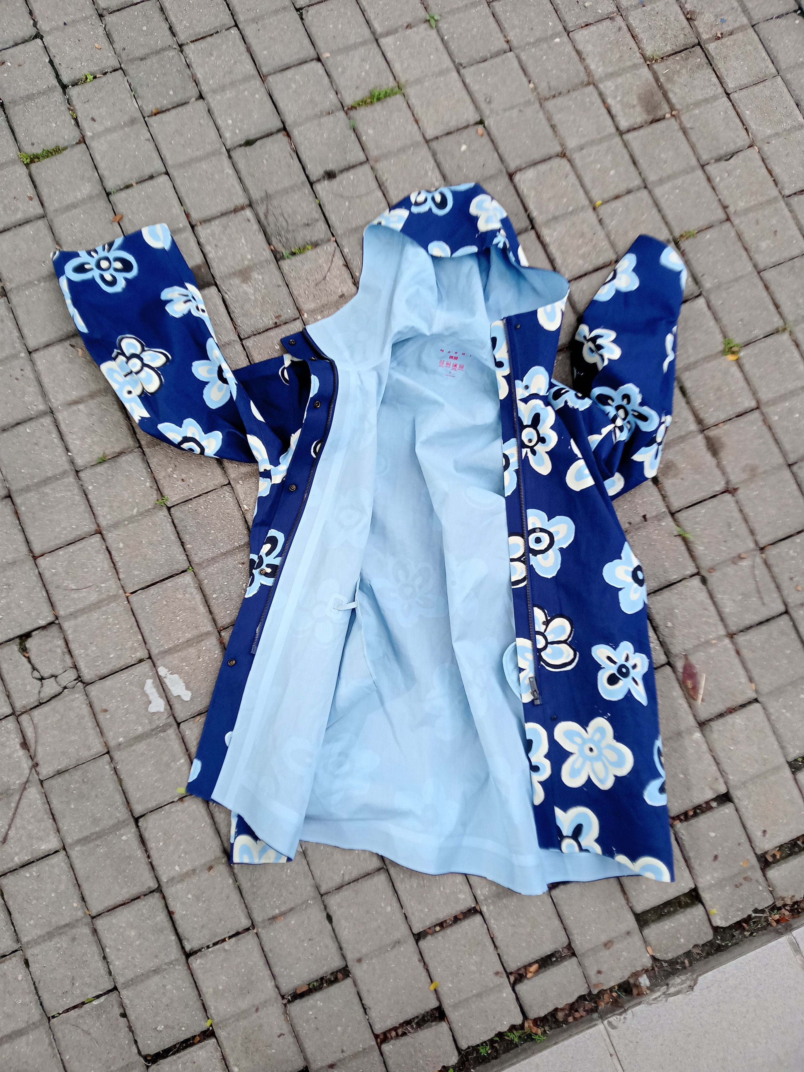 Marni Marni Flower Blocktech Rain Unisex Jacket Size US S / EU 44-46 / 1 - 4 Thumbnail