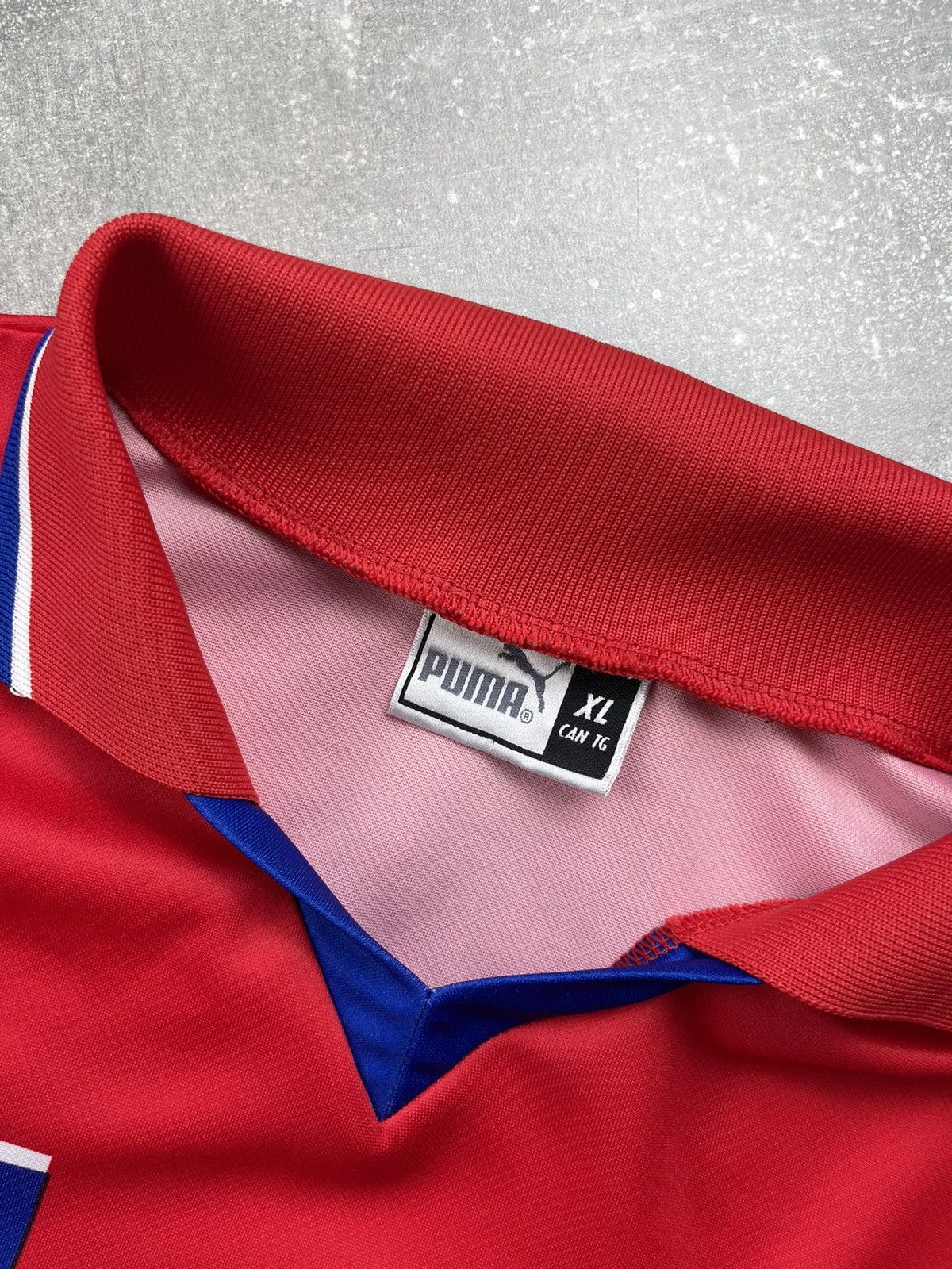 Puma Czech Republic Puma Football Shirt 00s Euro Soccer Jersey Size US XL / EU 56 / 4 - 8 Thumbnail