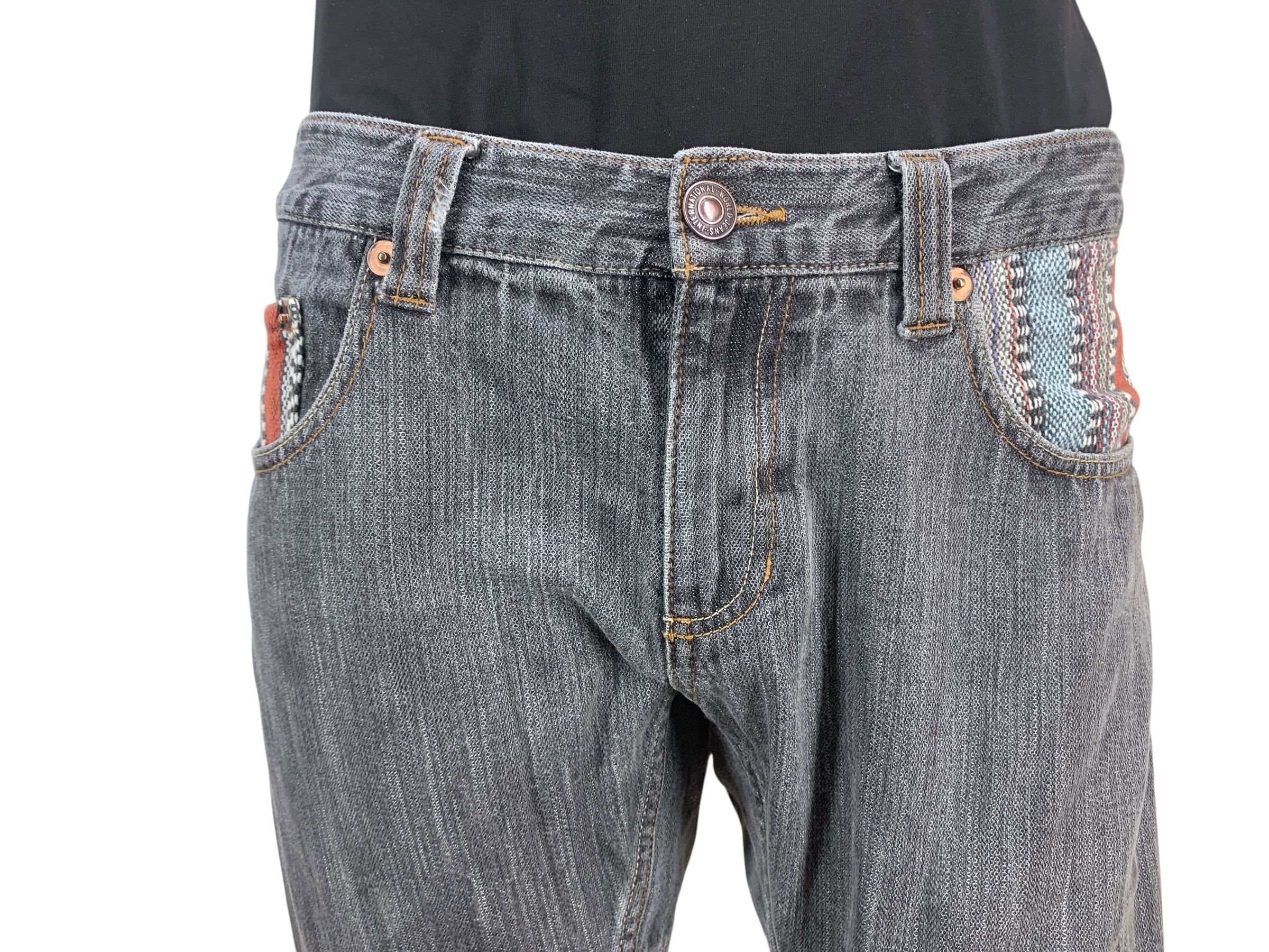 Japanese Brand Modish Double Waist Jeans Size US 34 / EU 50 - 8 Thumbnail