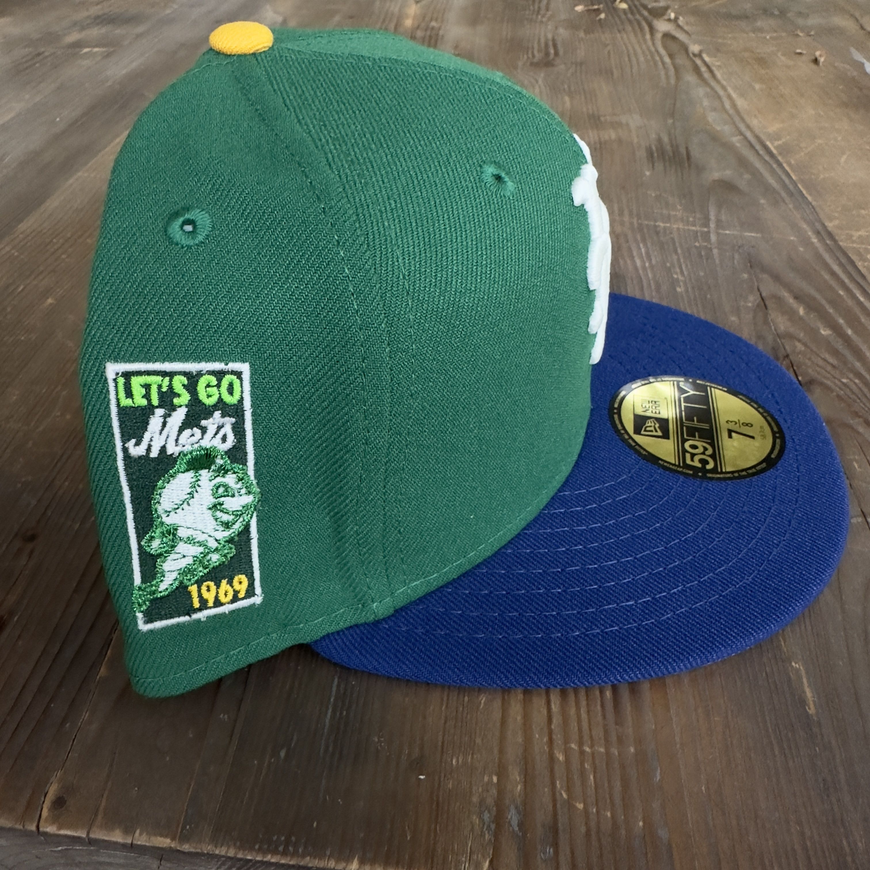 New Era Exclusive Let's Go Mets New York Mets 59Fifty 7 3/8" Kelly Size ONE SIZE - 4 Thumbnail