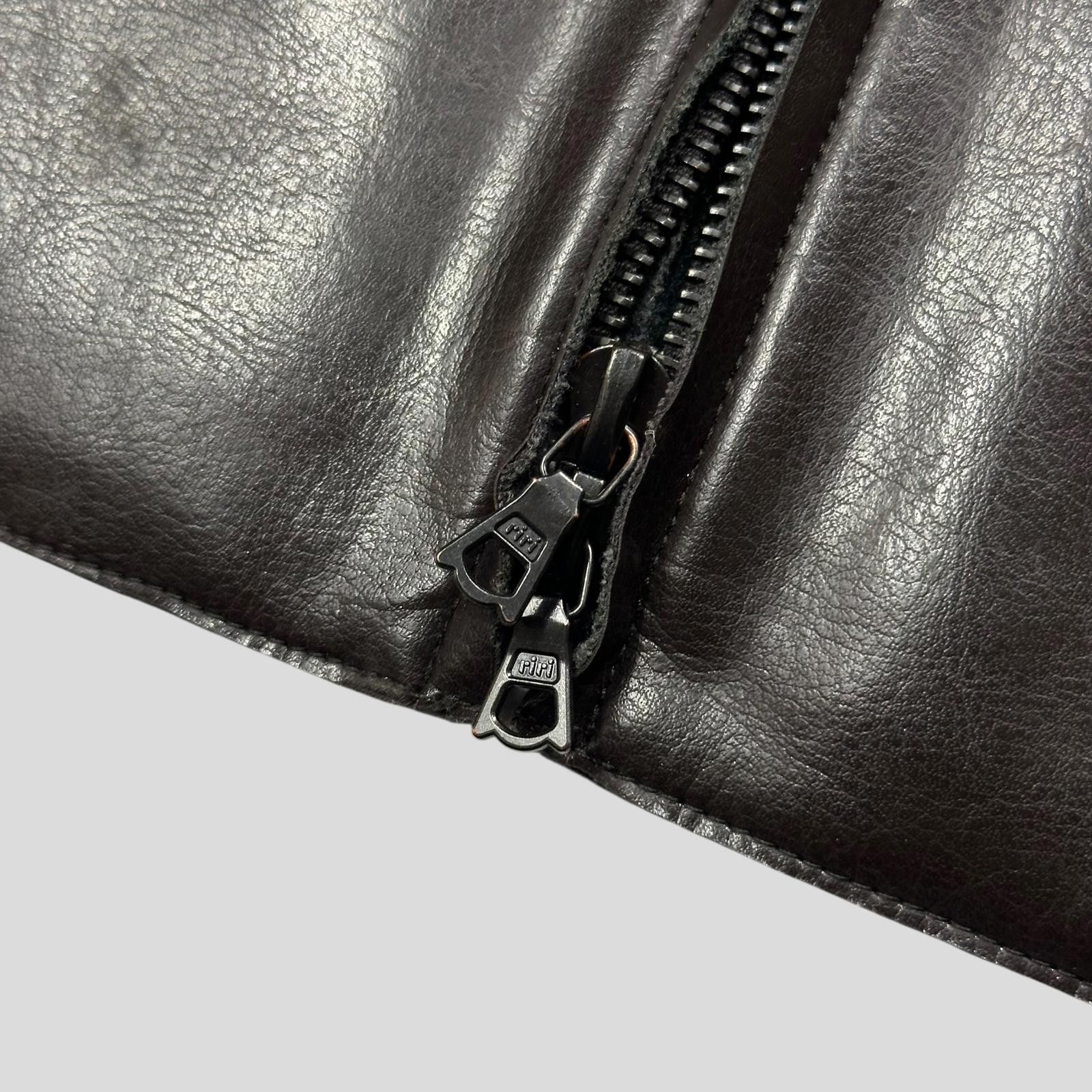Neil Barrett Neil Barrett AW00 PVC & Wool Leather Like Moto Jacket - L/XL Size US M / EU 48-50 / 2 - 7 Thumbnail