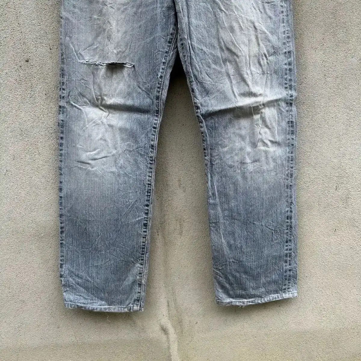 Self Edge RUSTY DIRTY DISTRESSED DENIM REDLINE JEAN FADED SELVEDGE W34 Size US 34 / EU 50 - 5 Thumbnail