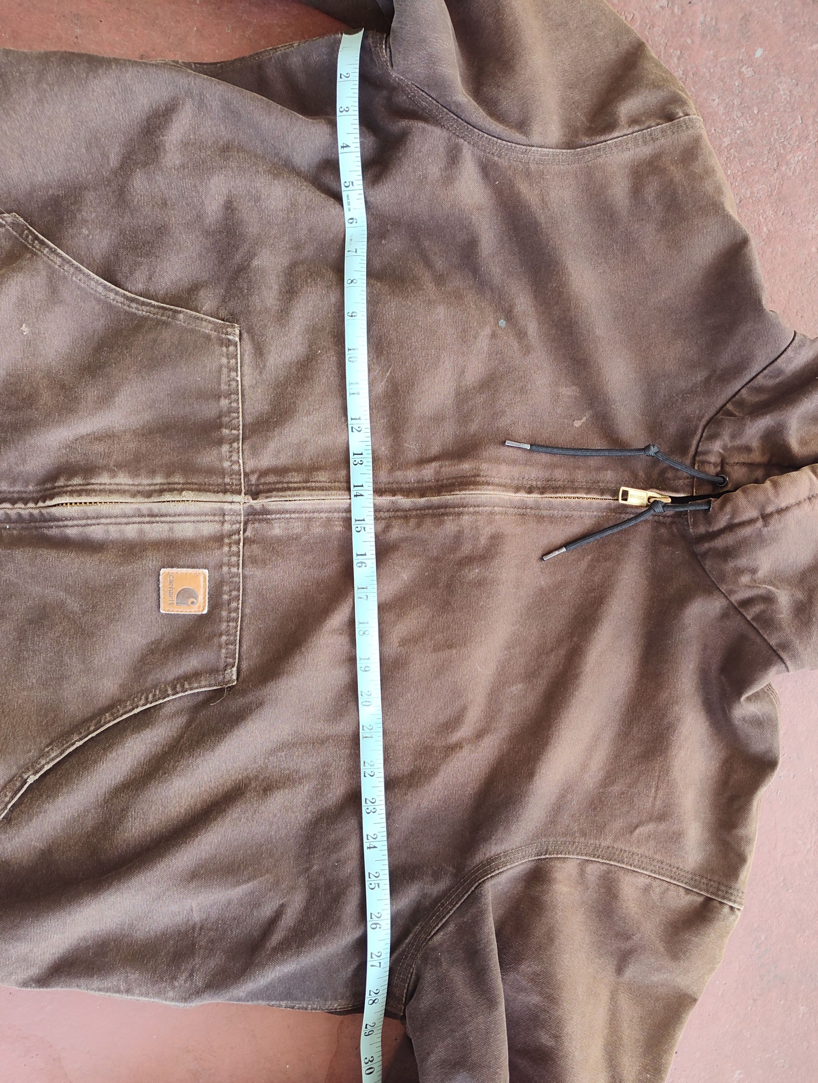Carhartt Carhartt J130 DKB XL Tall vtg Jacket Faded Brown Quilt Size US XL / EU 56 / 4 - 9 Thumbnail
