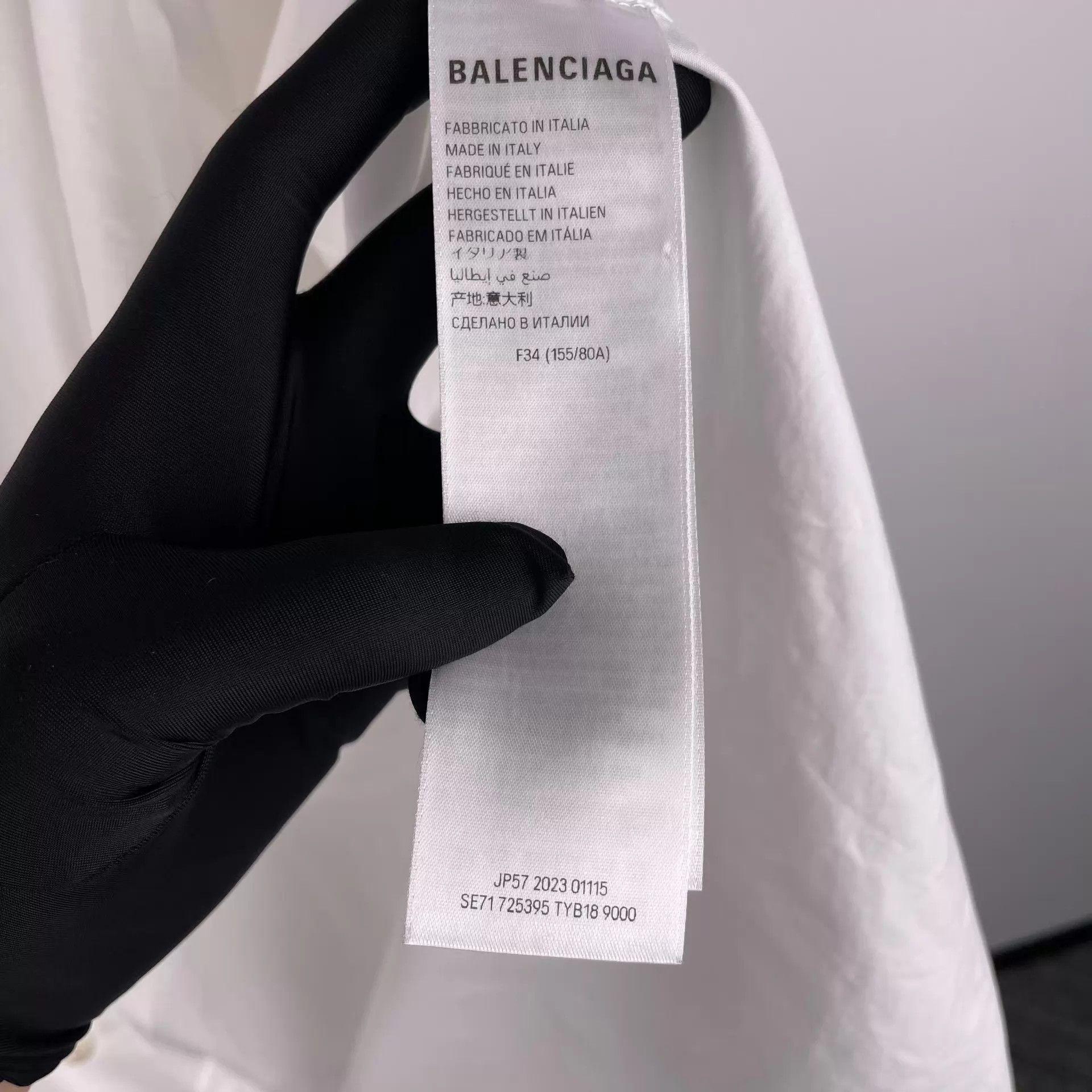 Balenciaga Balenciaga White Shirt 34 260428LXBHL06 Size XS / US 0-2 / IT 36-38 - 5 Thumbnail
