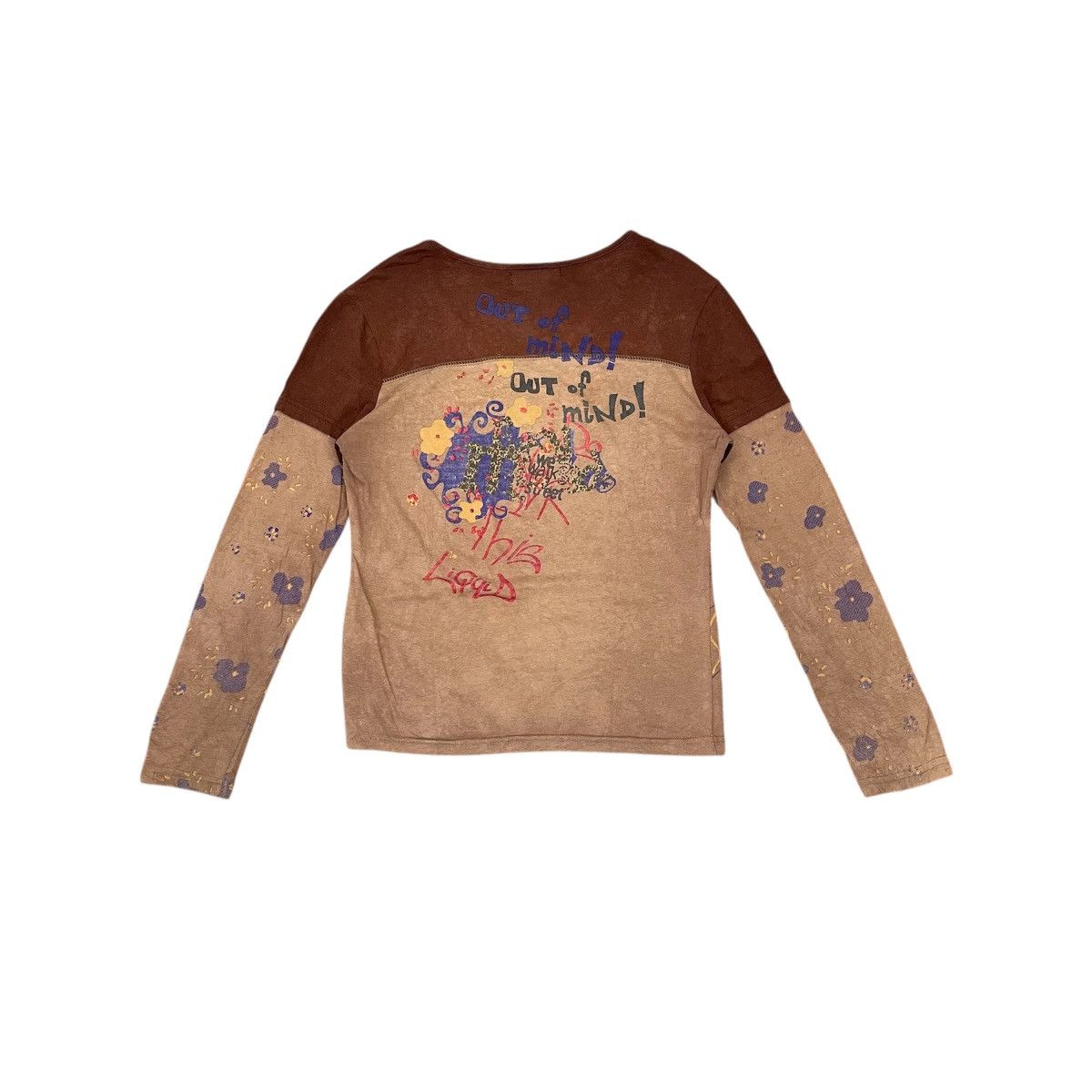 Designer × Japanese Brand Vintage Y2K art woman longsleeve Size M / US 6-8 / IT 42-44 - 2 Thumbnail