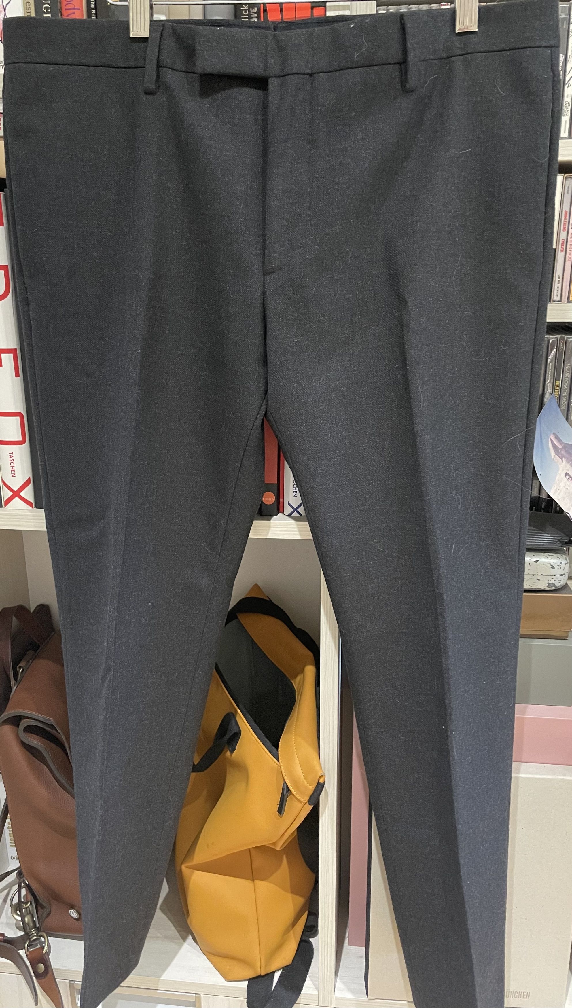 Saint Laurent Paris Saint Laurent Paris by Hedi Slimane Mens grey wool pants Size US 36 / EU 52 - 1 Thumbnail